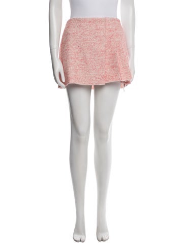 Maje Skirts Tweed Pattern Mini Skirt S