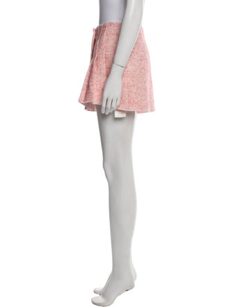 Maje Tweed Pattern Mini Skirt