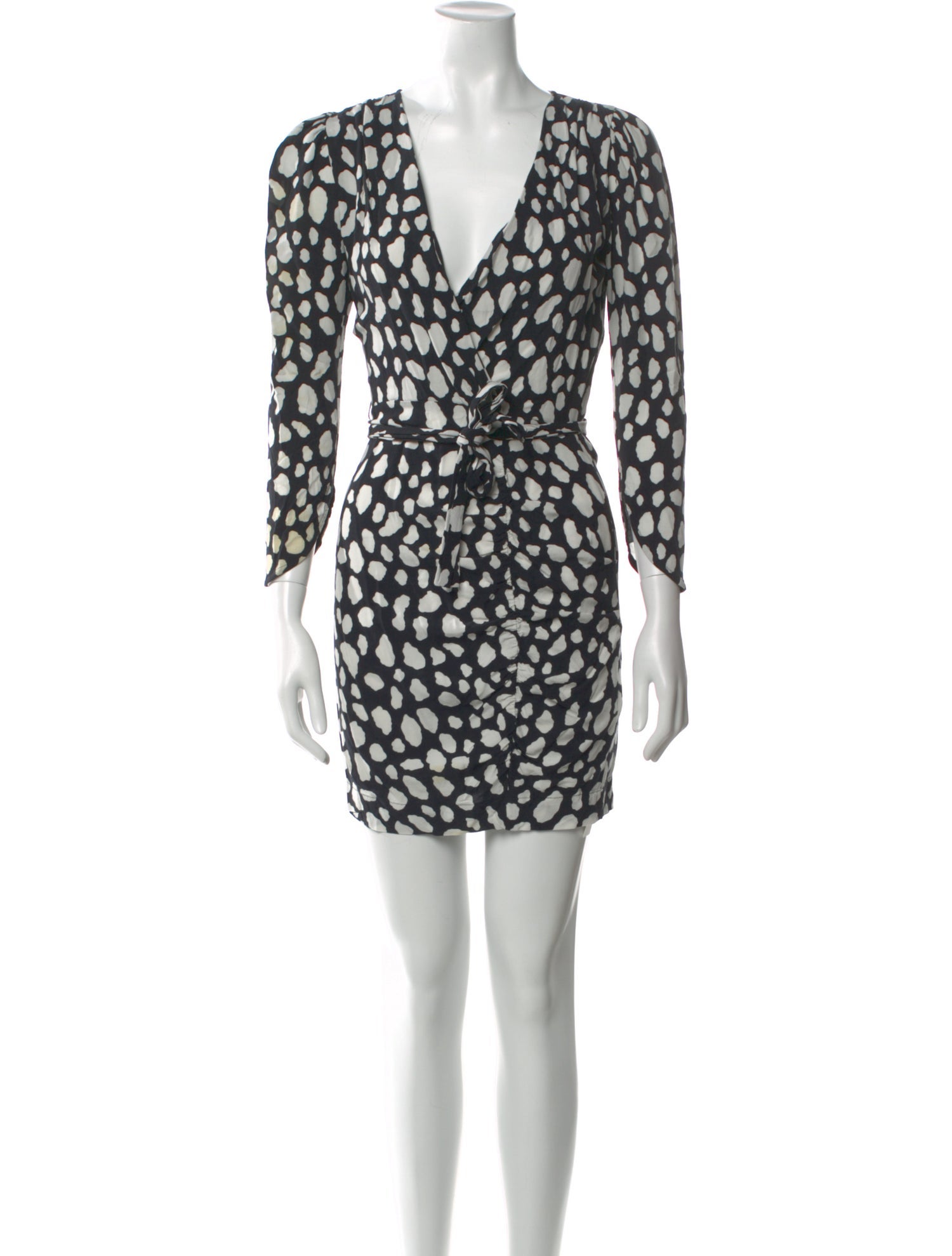 Maje Printed Mini Dress