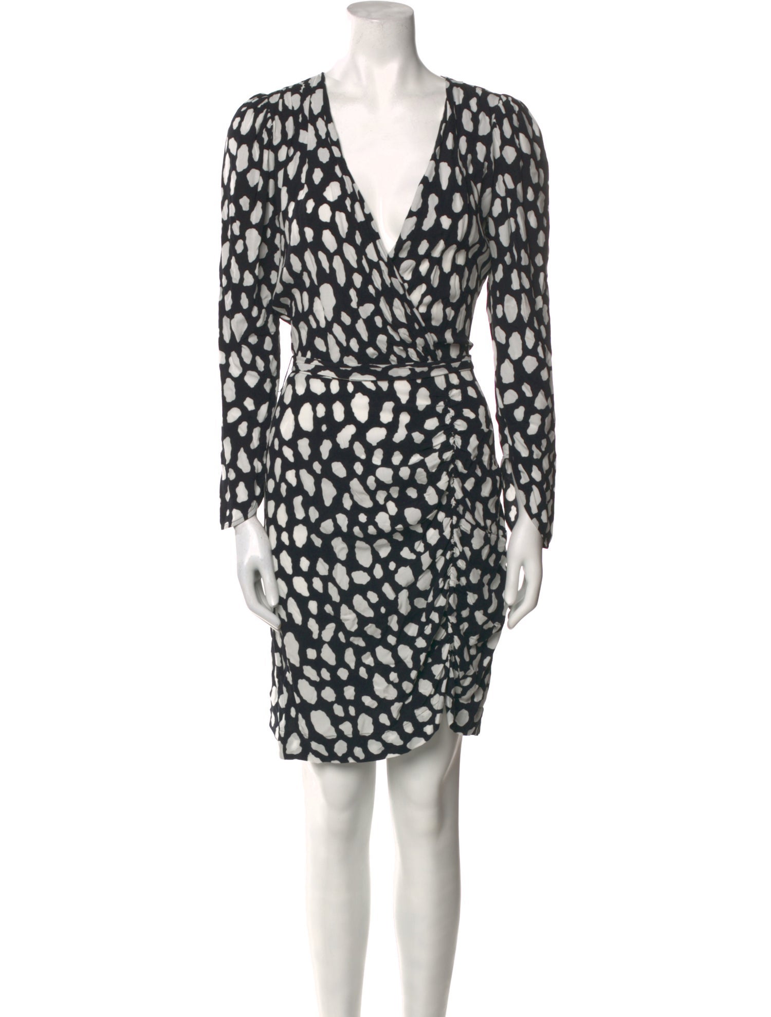 Maje Printed Knee-Length Dress w/ Tags