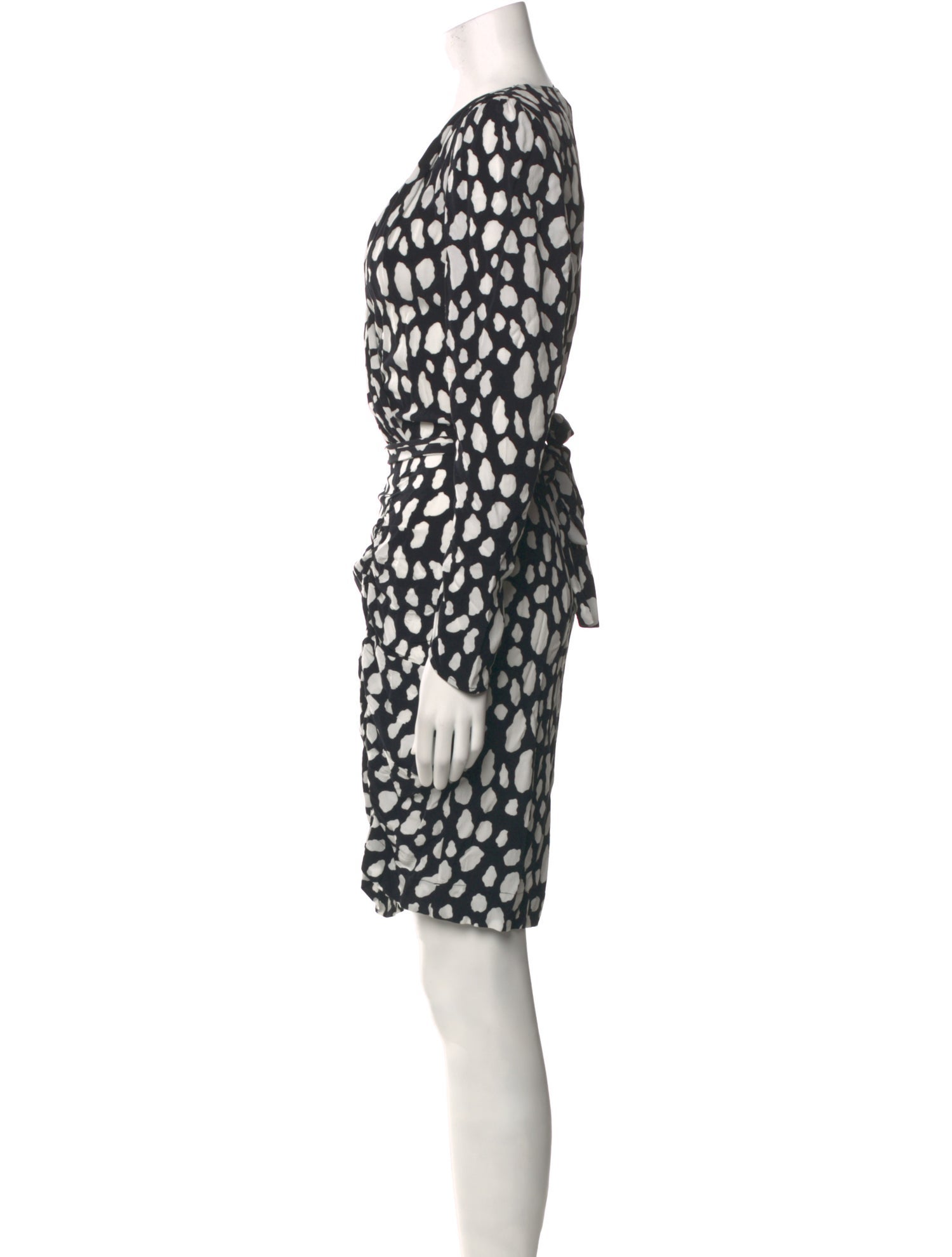 Maje Printed Knee-Length Dress w/ Tags