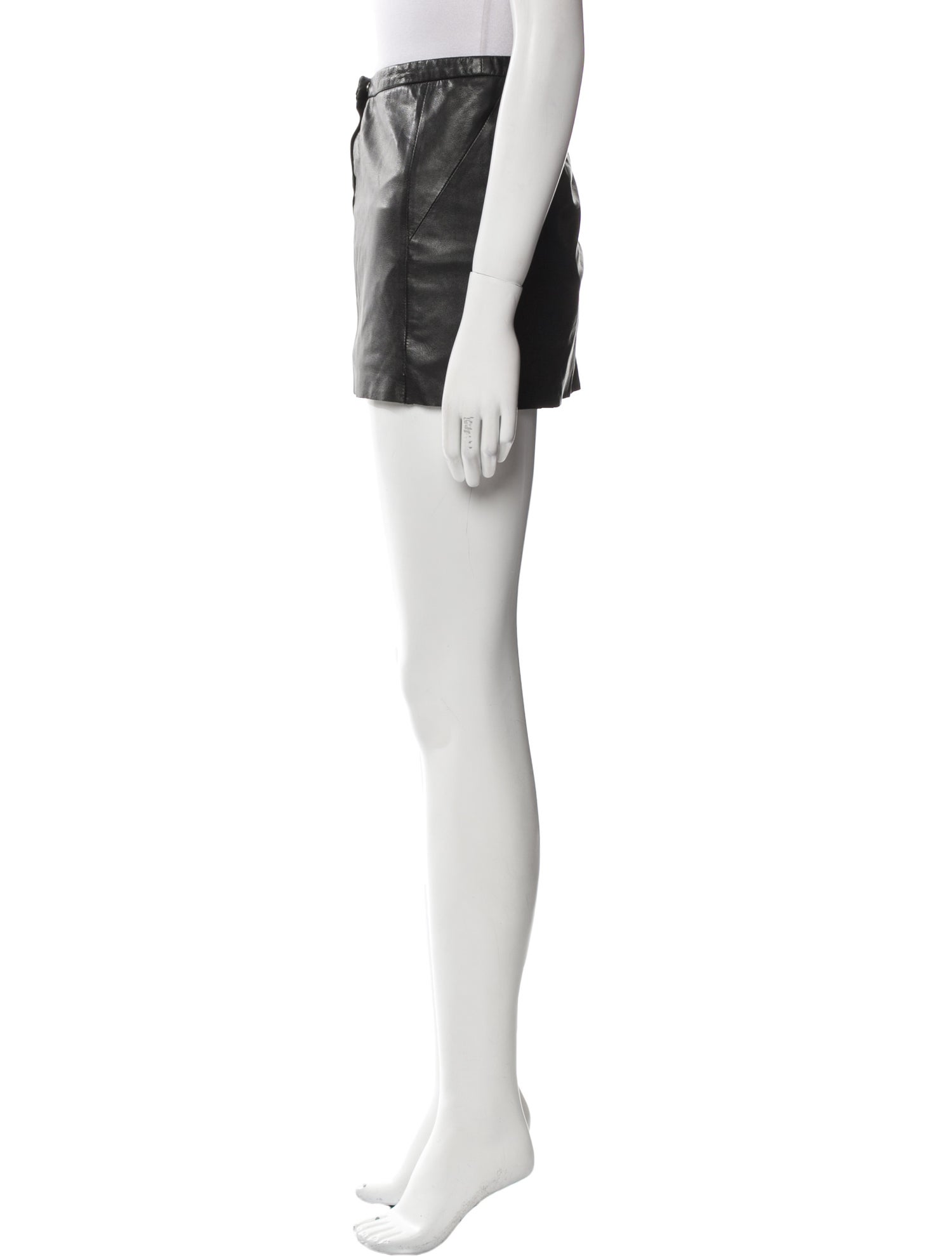 Maje Leather Mini Skirt