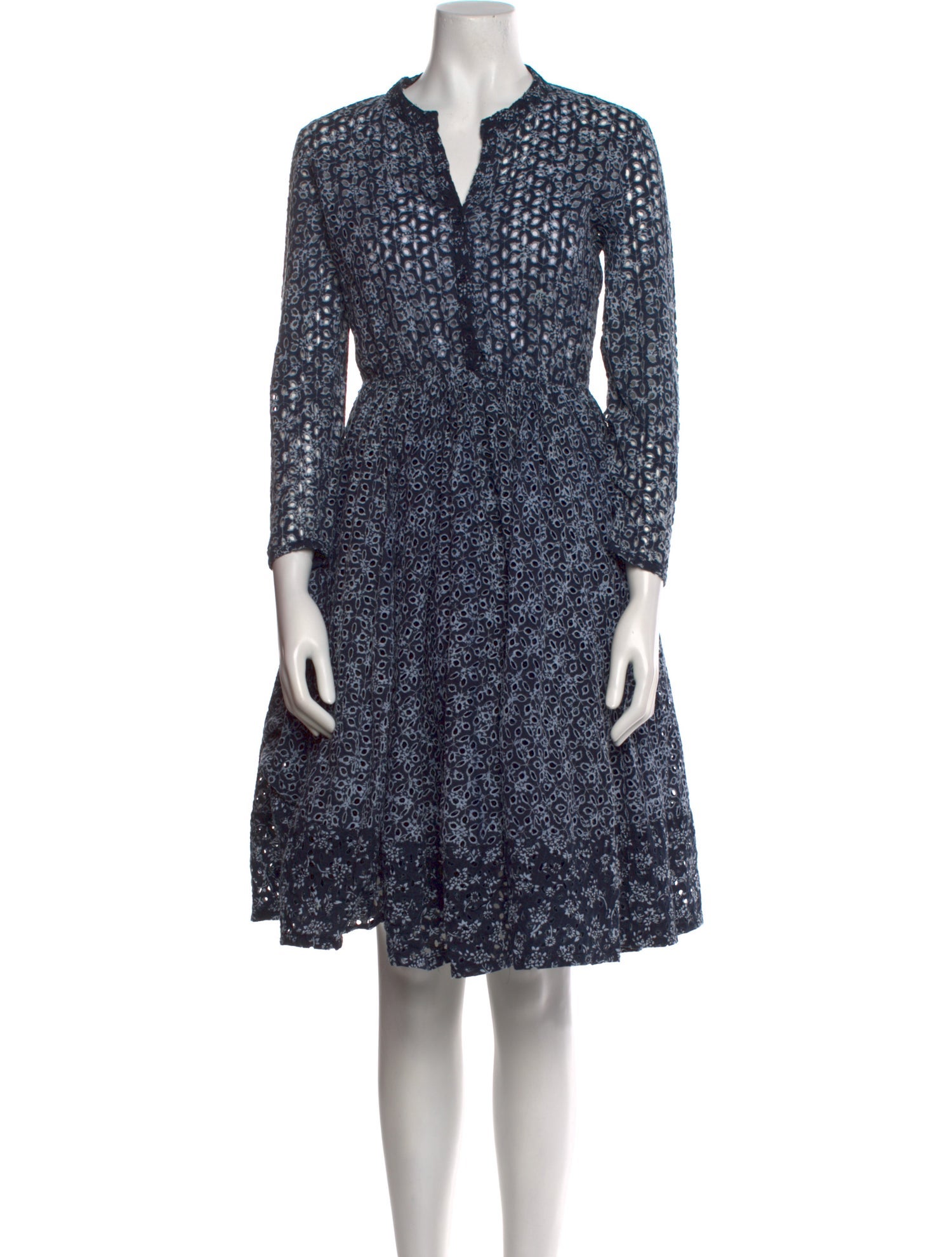 Maje Floral Print Knee-Length Dress