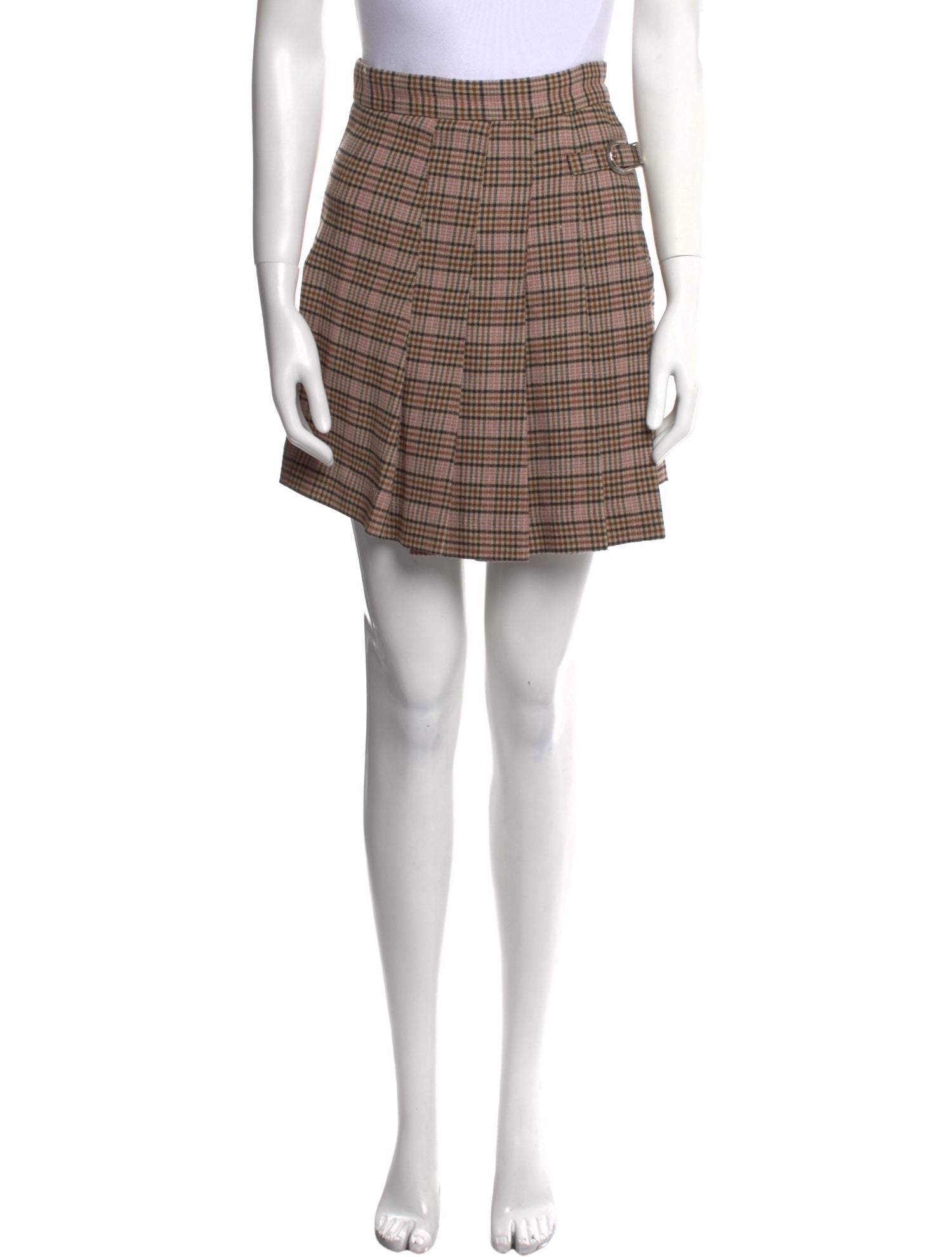 Maje Wool Mini Skirt
