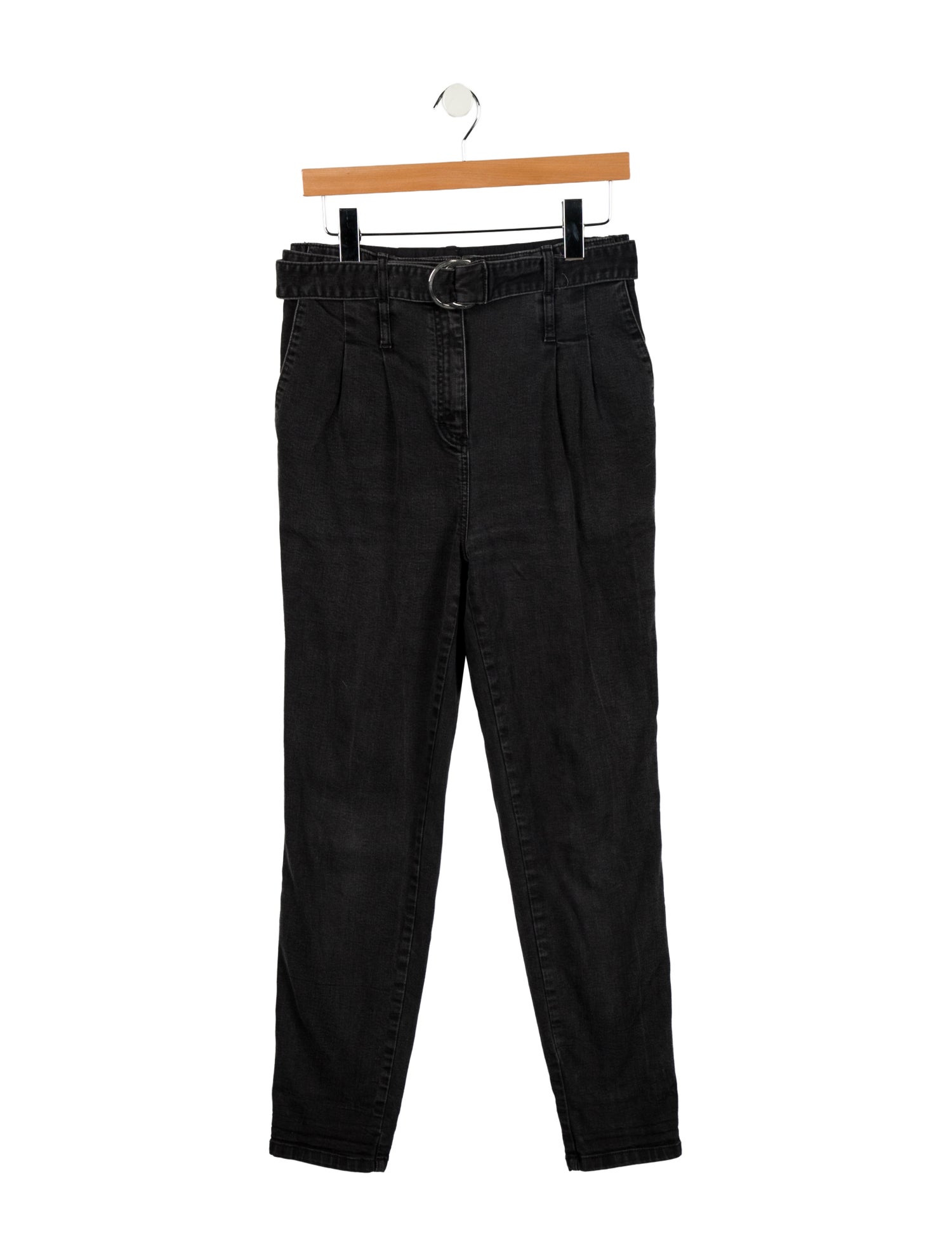 Maje High-Rise Straight Leg Jeans
