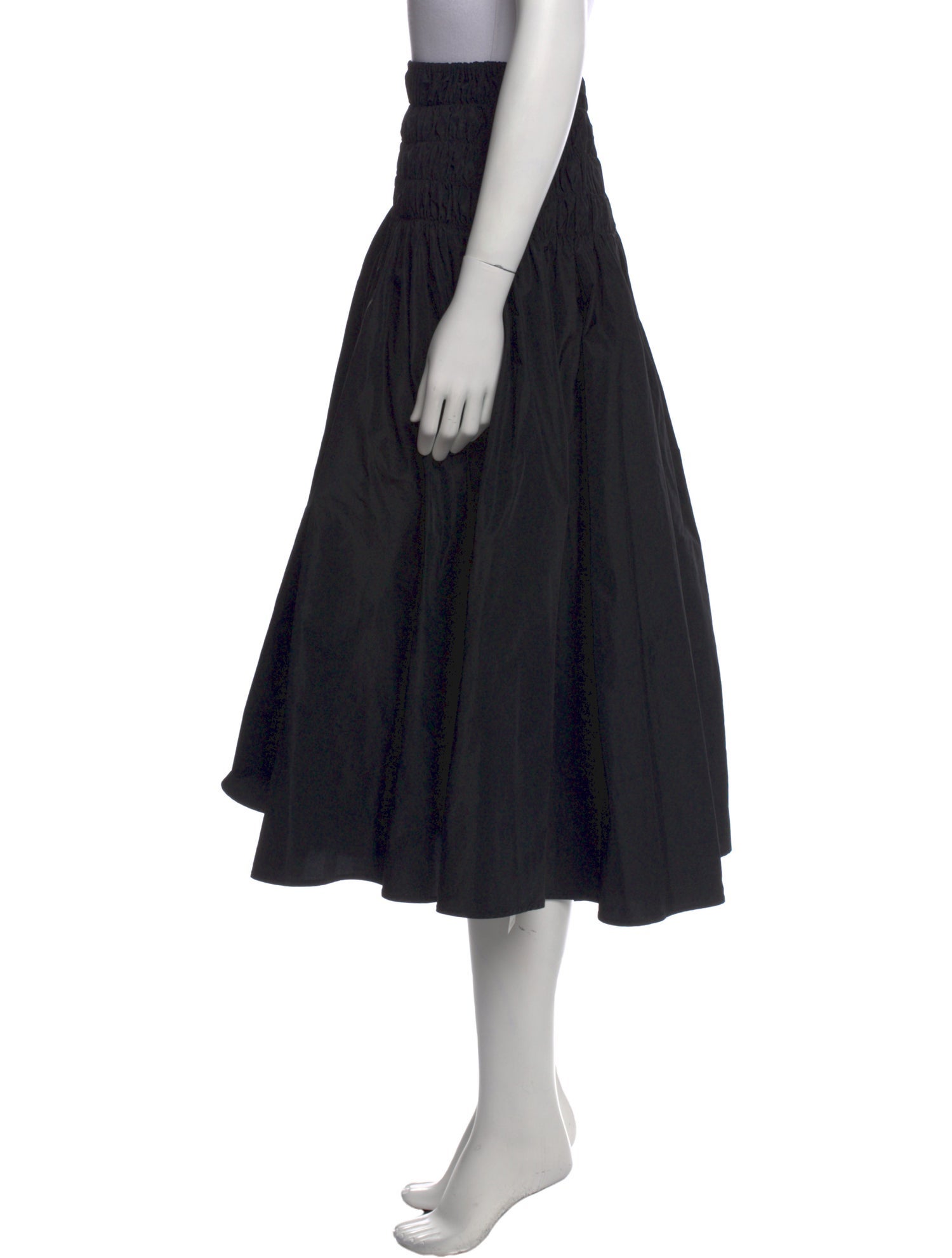 Maje Ruffle Embellishment Midi Length Skirt