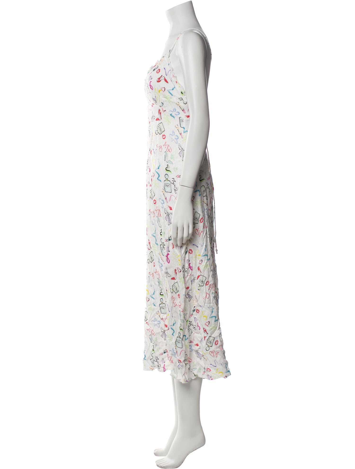 Maje Floral Print Knee-Length Dress