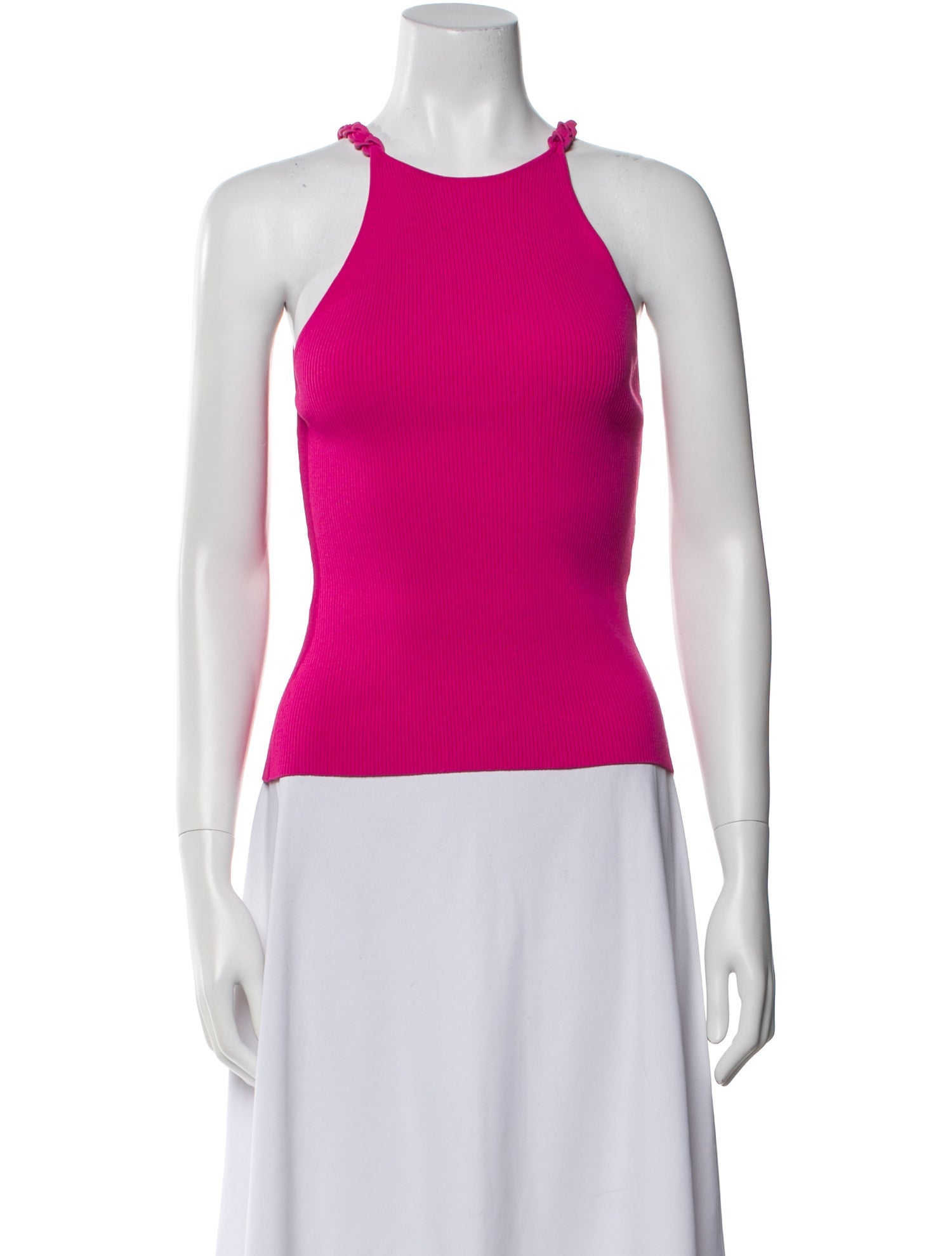 Maje Silk Halterneck Top