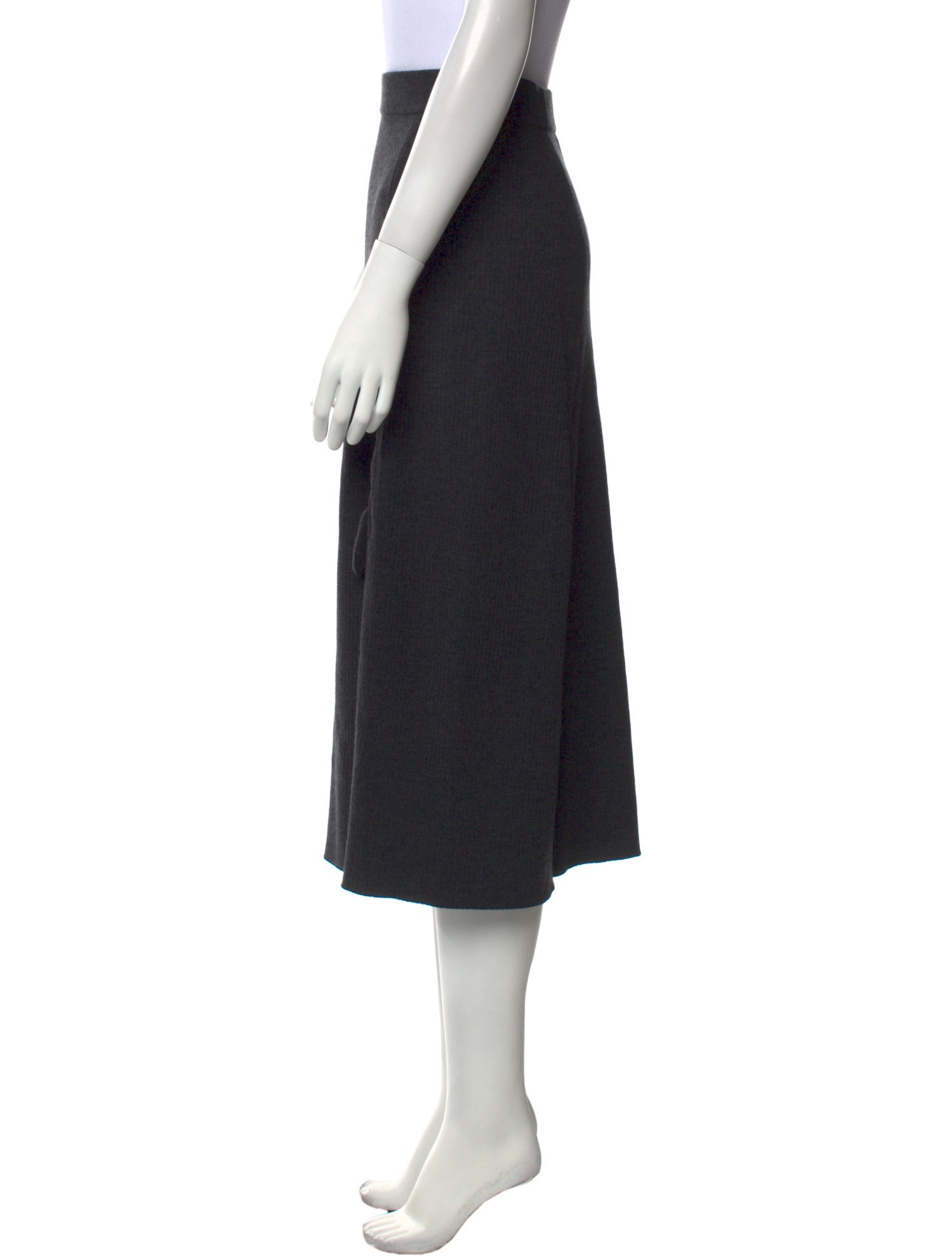 Maje Chain-Link Accents Midi Length Skirt