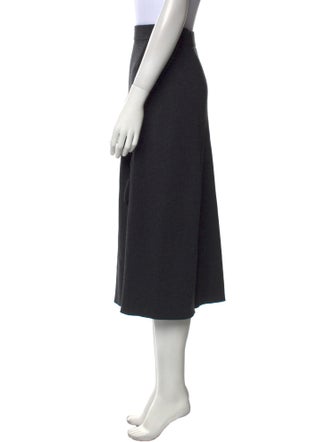 Maje Chain-Link Accents Midi Length Skirt