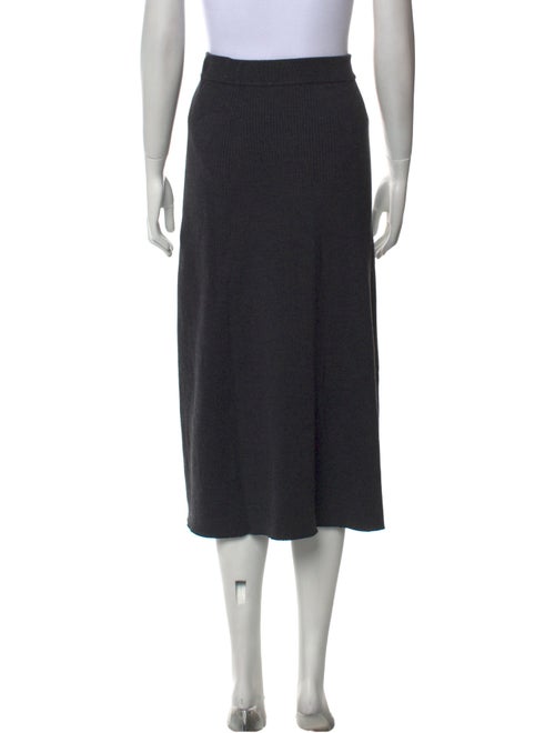 Maje Chain-Link Accents Midi Length Skirt