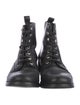 Maje Leather Combat Boots