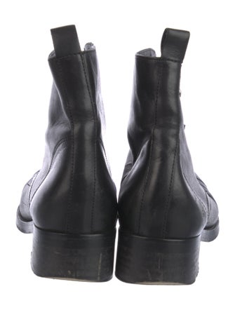 Maje Leather Combat Boots