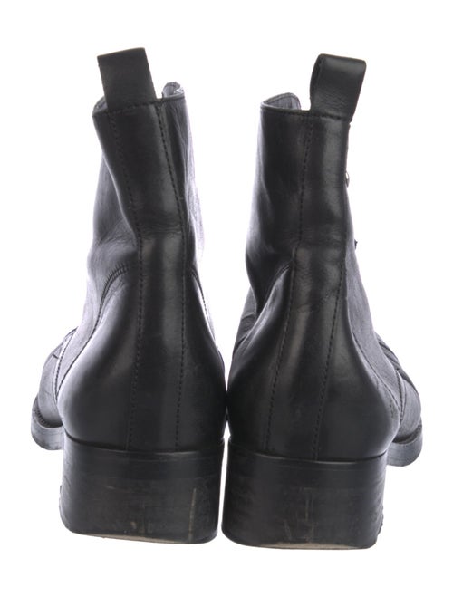 Maje Leather Combat Boots