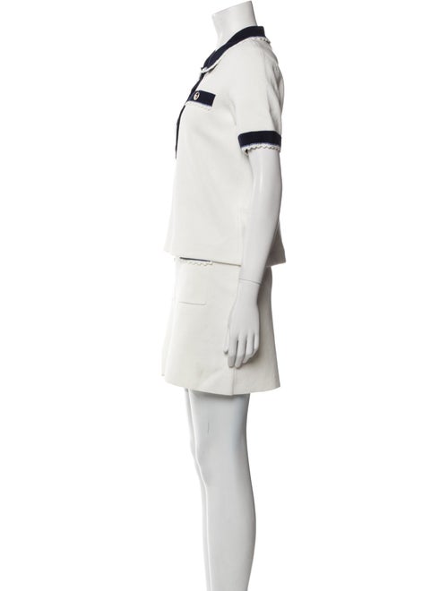 Maje Crochet Trim Skirt Set