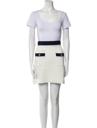 Maje Crochet Trim Skirt Set