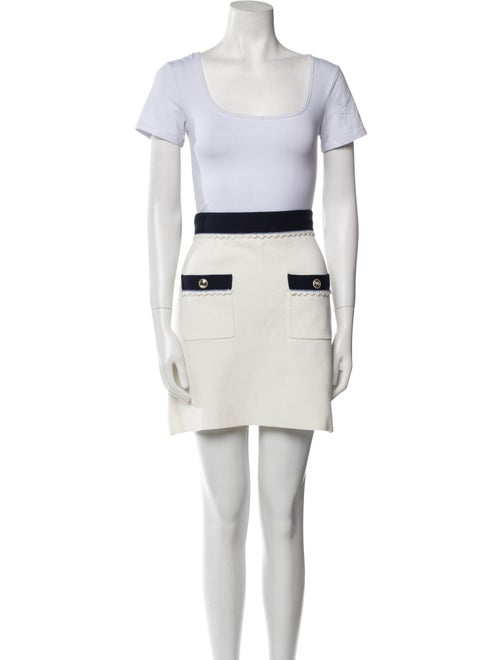 Maje Crochet Trim Skirt Set