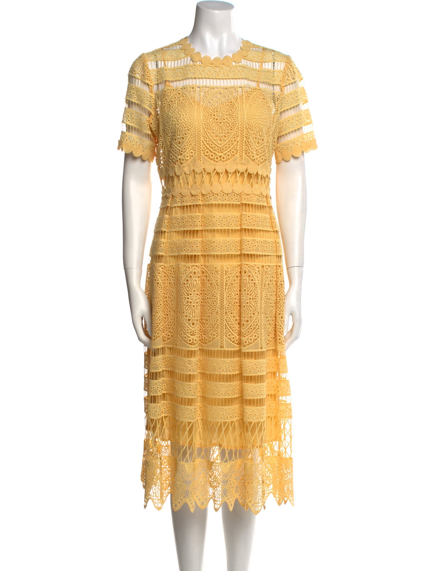 Maje Patterned Midi Length Dress