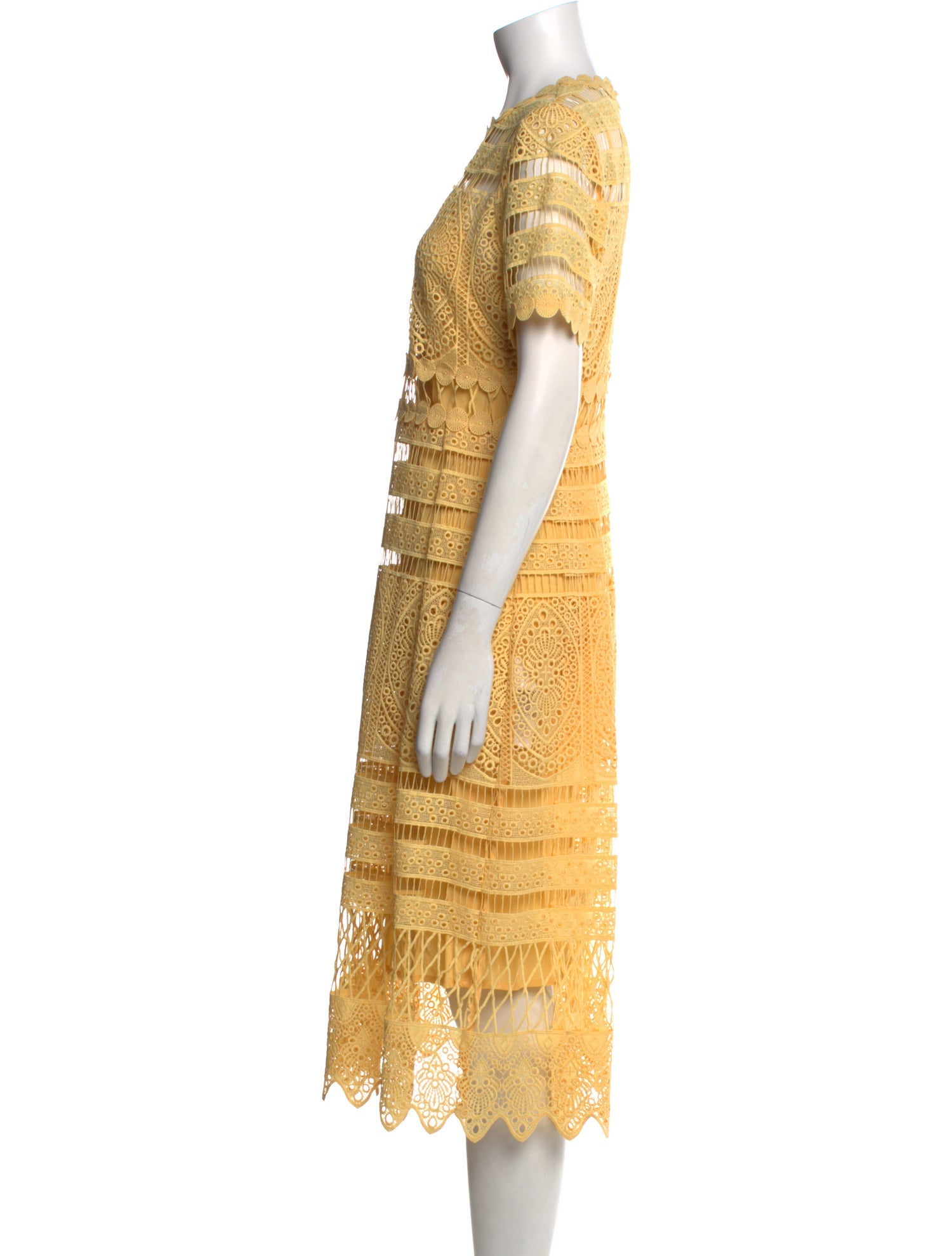 Maje Patterned Midi Length Dress