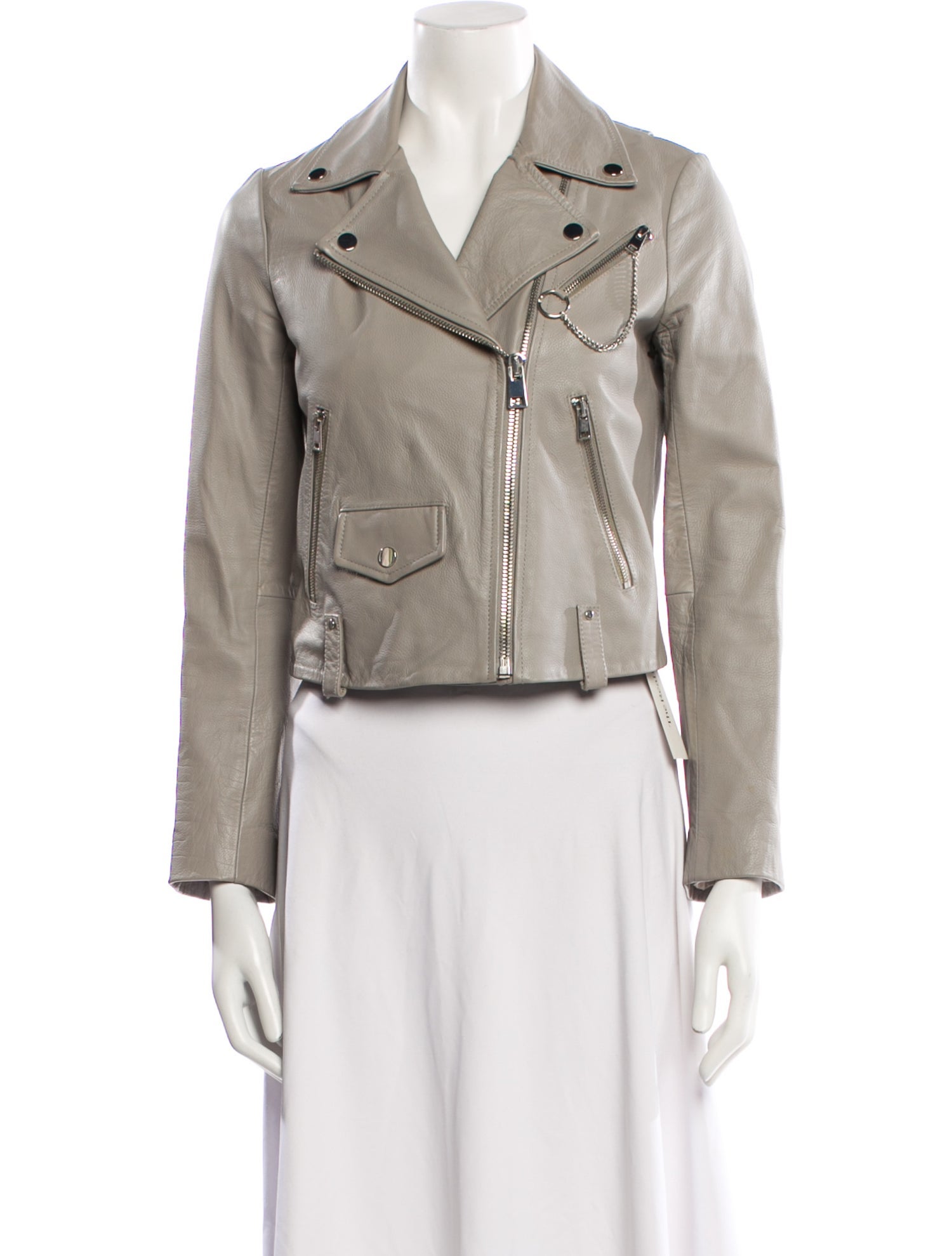 Maje Leather Biker Jacket