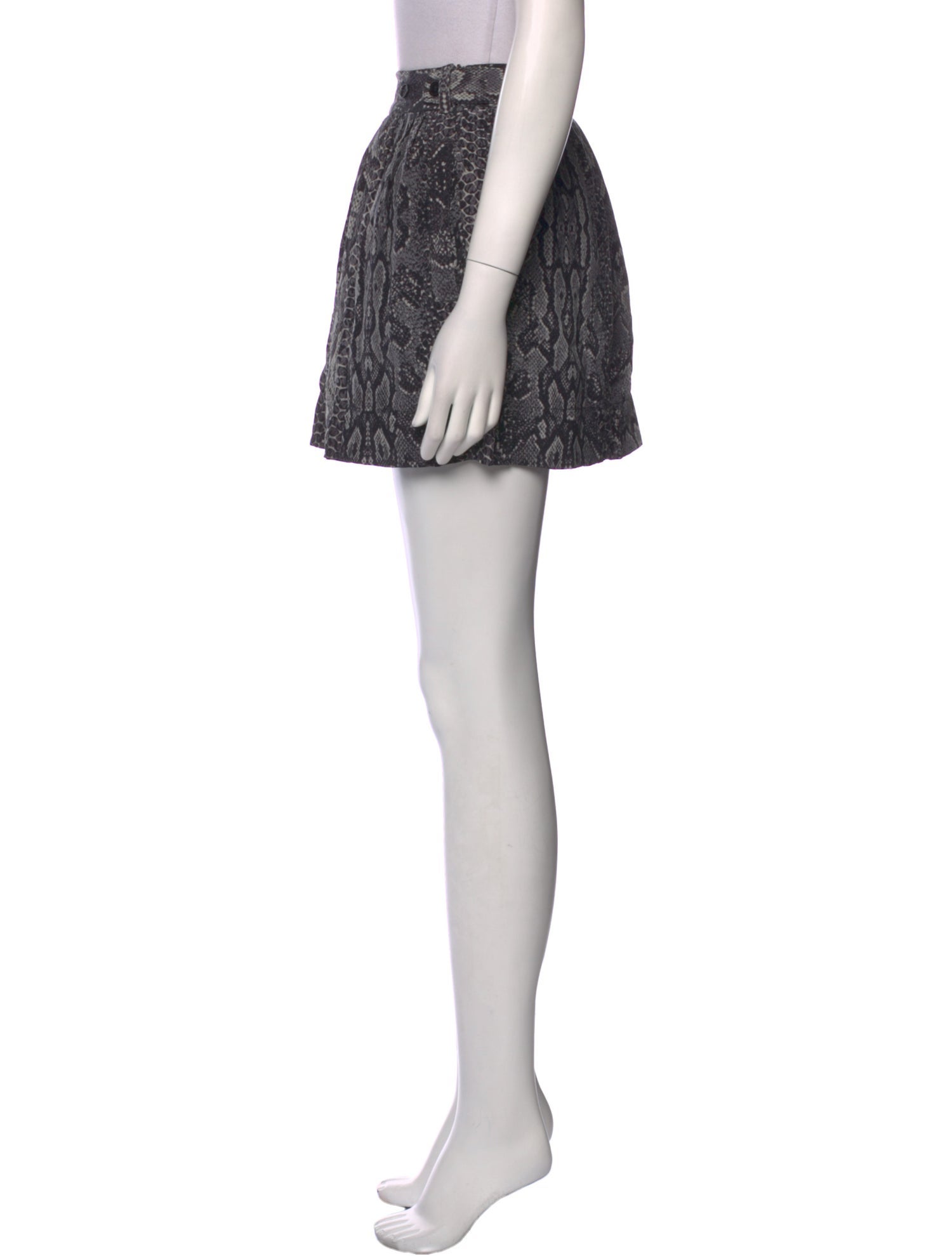 Maje Silk Mini Skirt