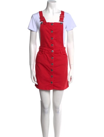 Maje Square Neckline Romper