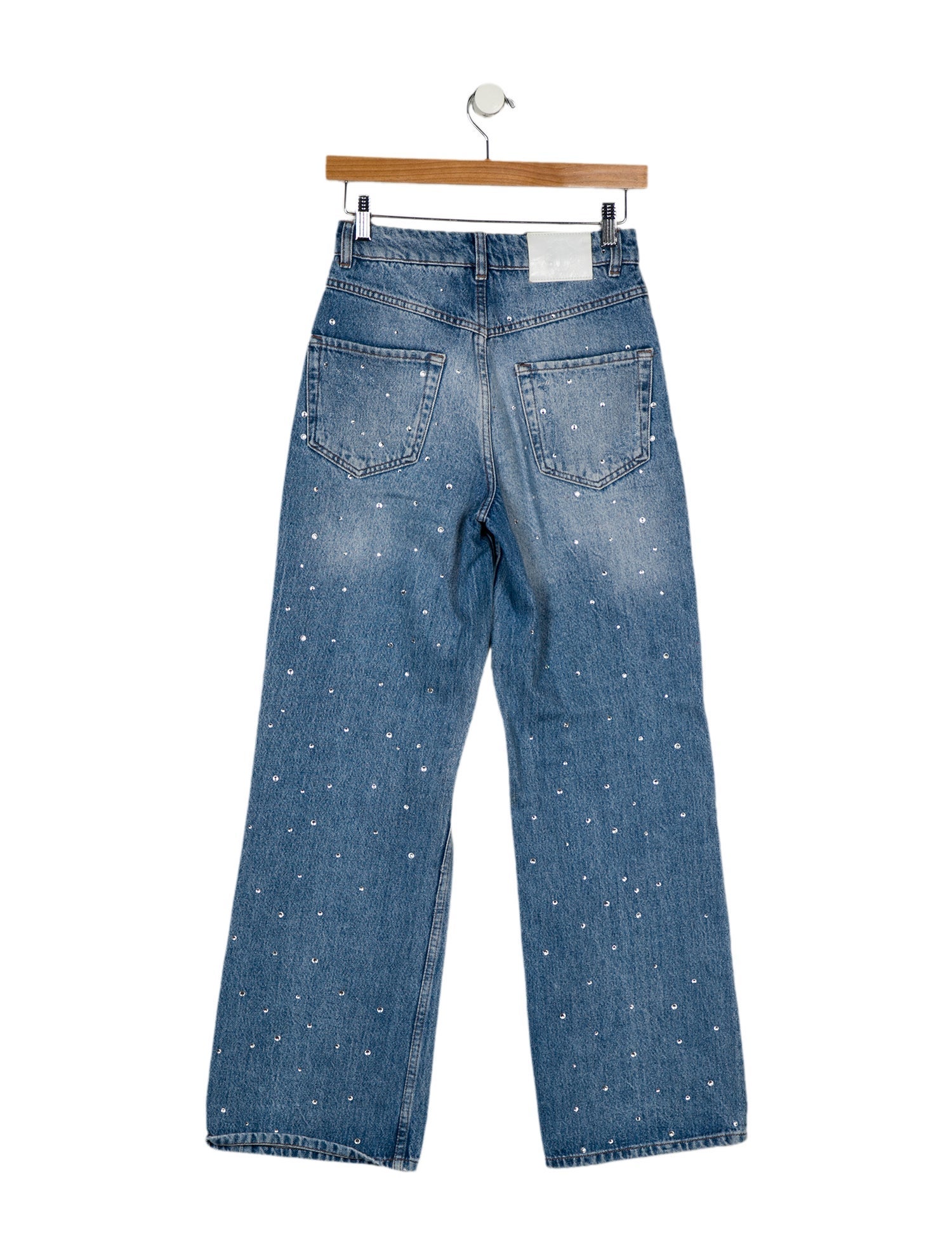 Maje High-Rise Wide Leg Jeans