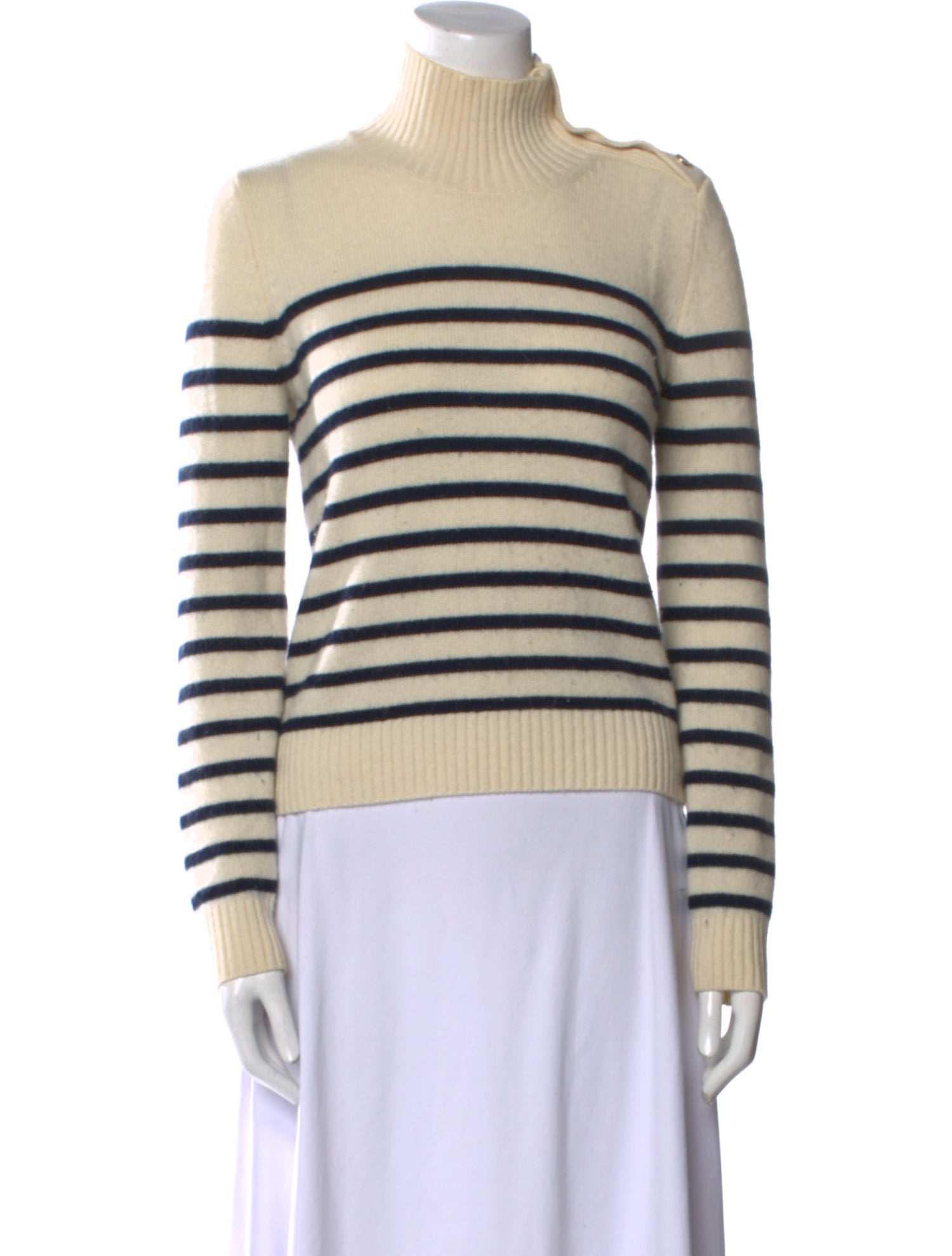 Maje Cashmere Striped Sweater