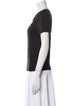 Maje Linen Scoop Neck T-Shirt