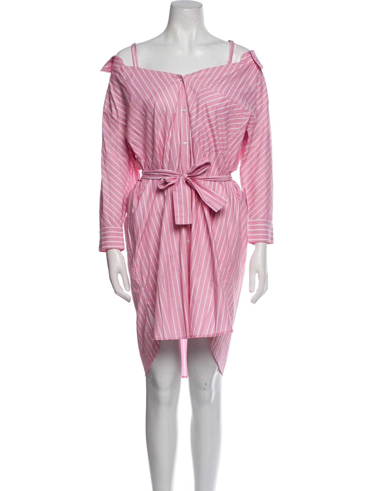 Maje Striped Mini Dress