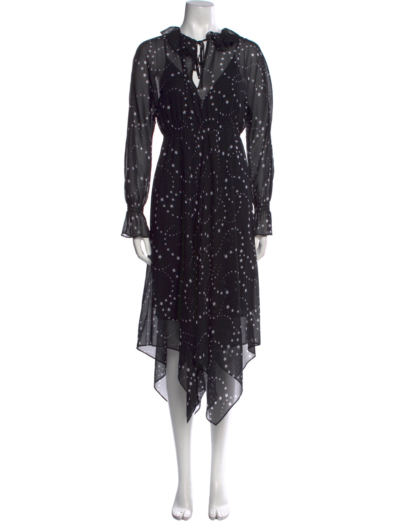 Maje Printed Knee-Length Dress