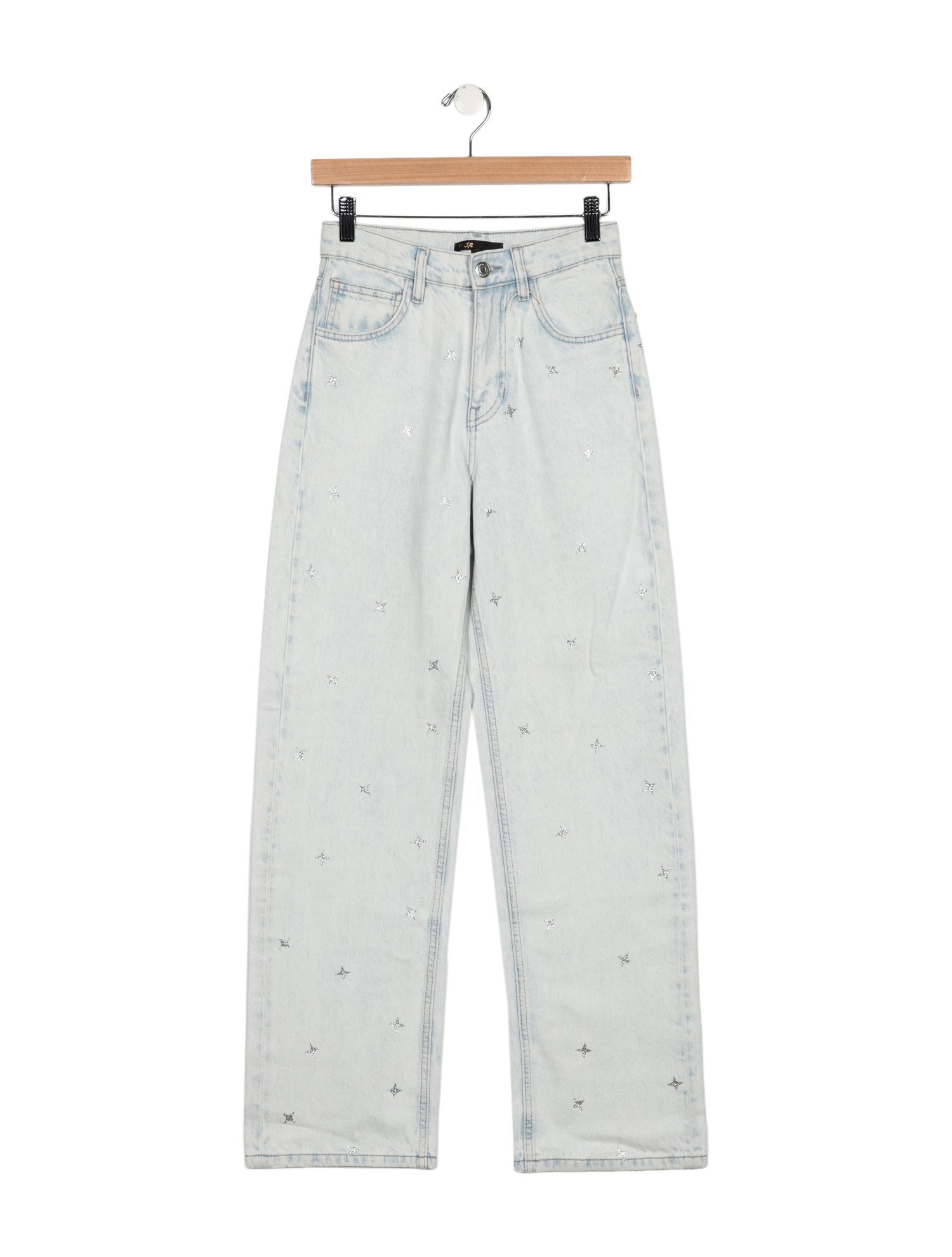 Maje Mid-Rise Wide Leg Jeans