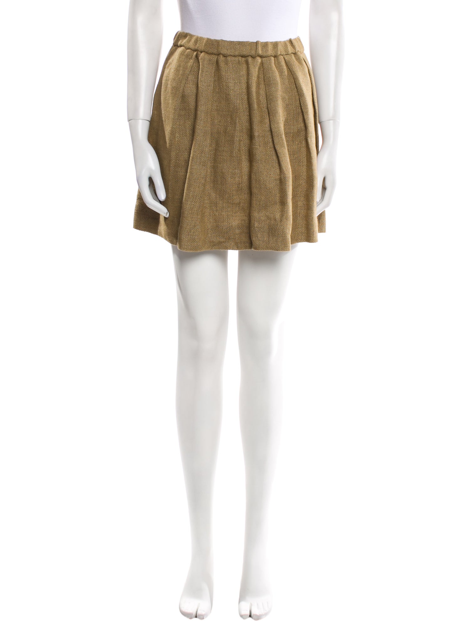 Maje Linen Mini Skirt