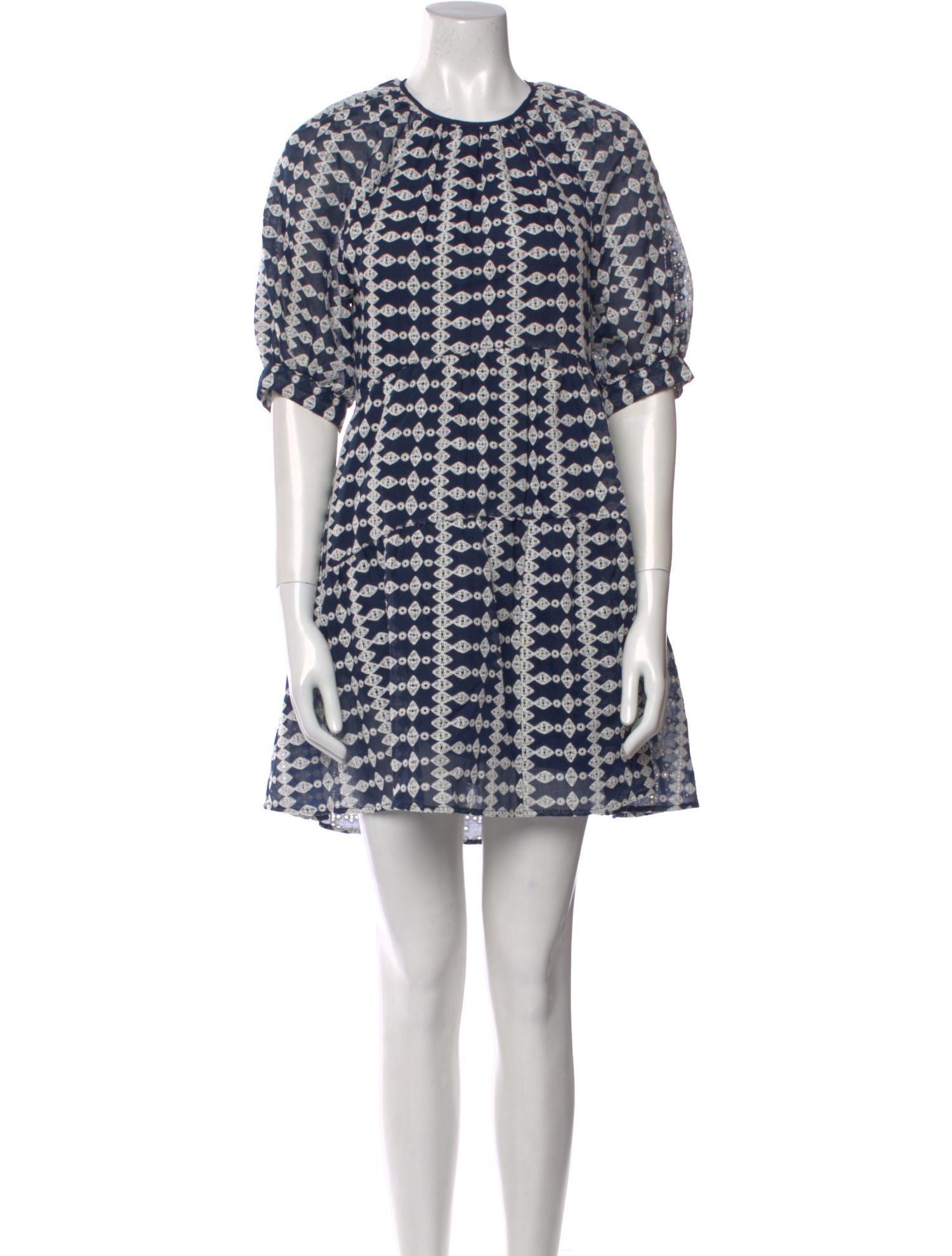 Maje Printed Mini Dress