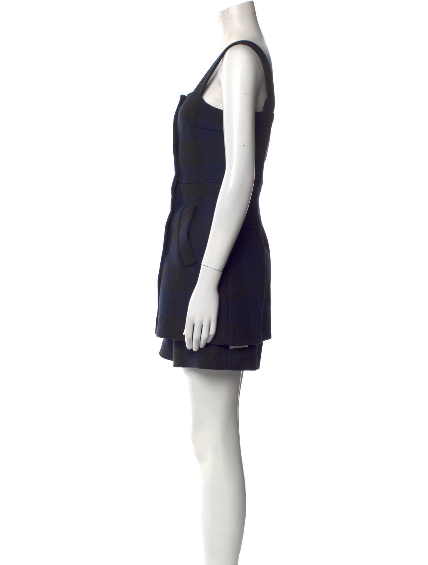 Maje Square Neckline Romper