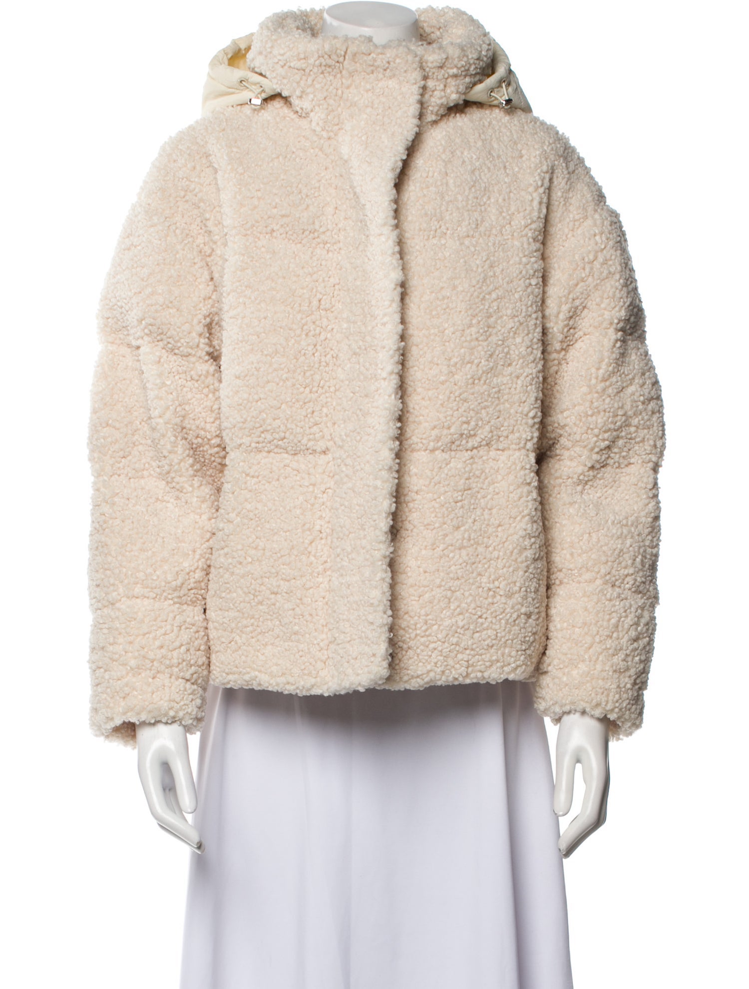 Maje Faux Shearling Faux Fur Coat