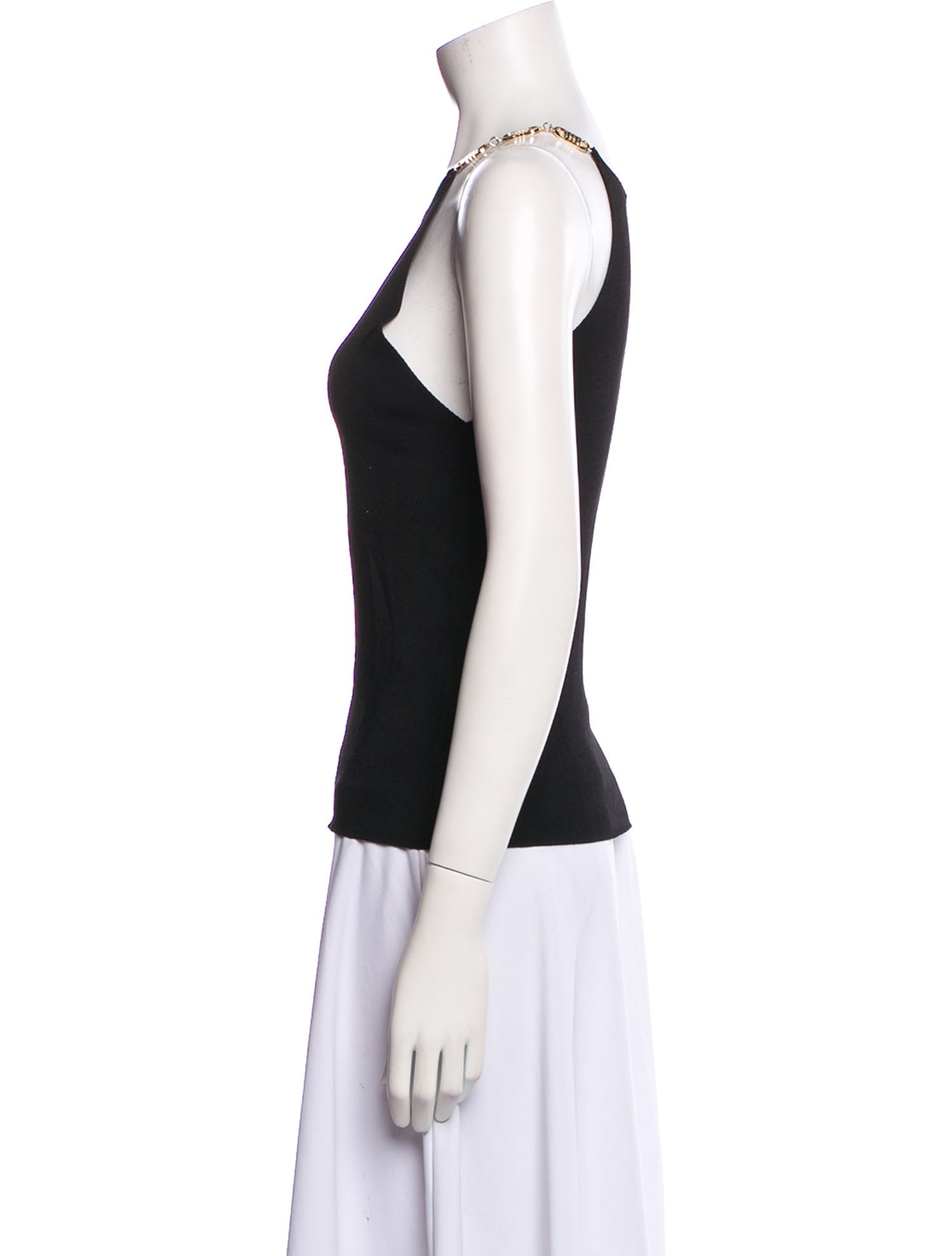 Maje Scoop Neck Sleeveless Top
