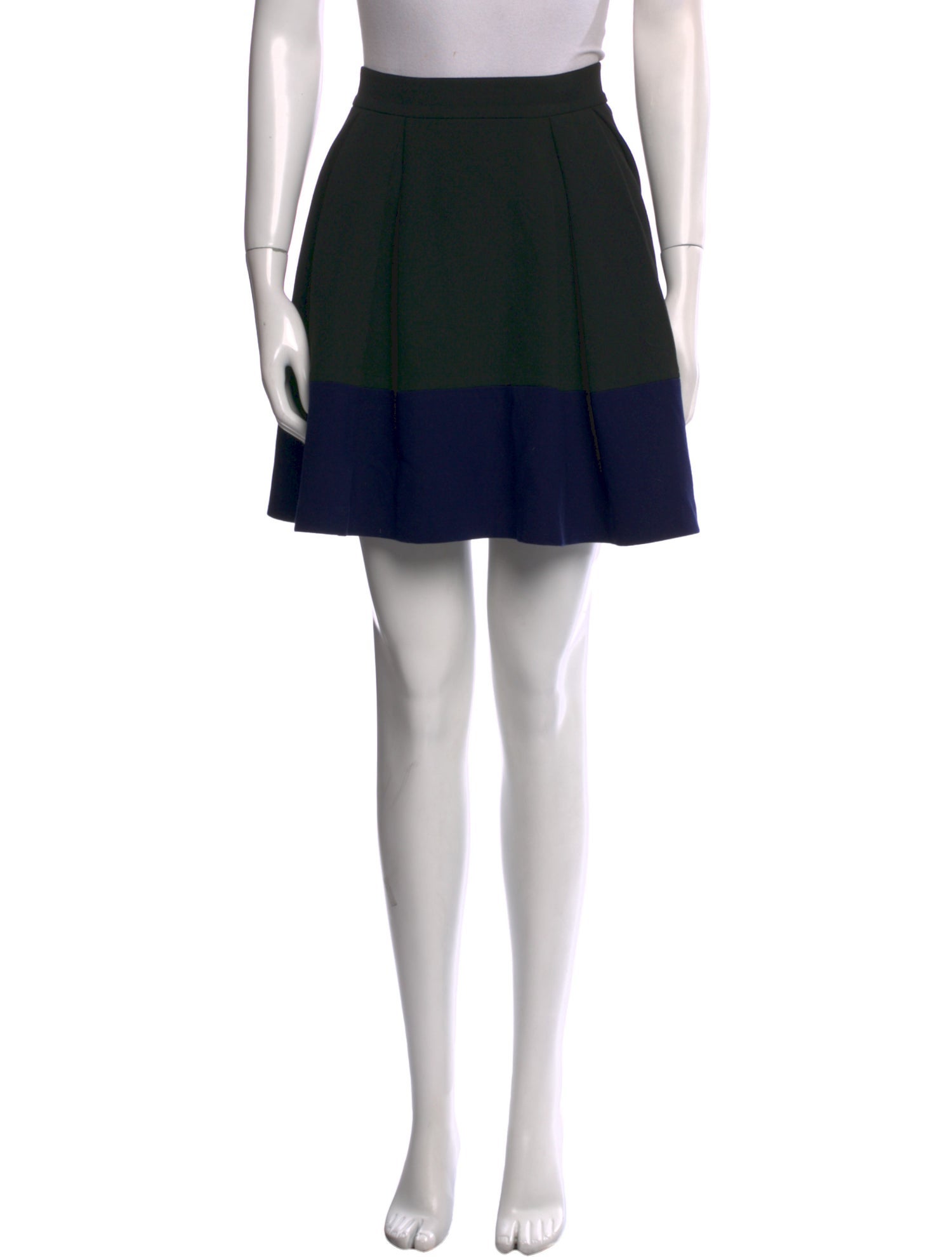 Maje Striped Mini Skirt