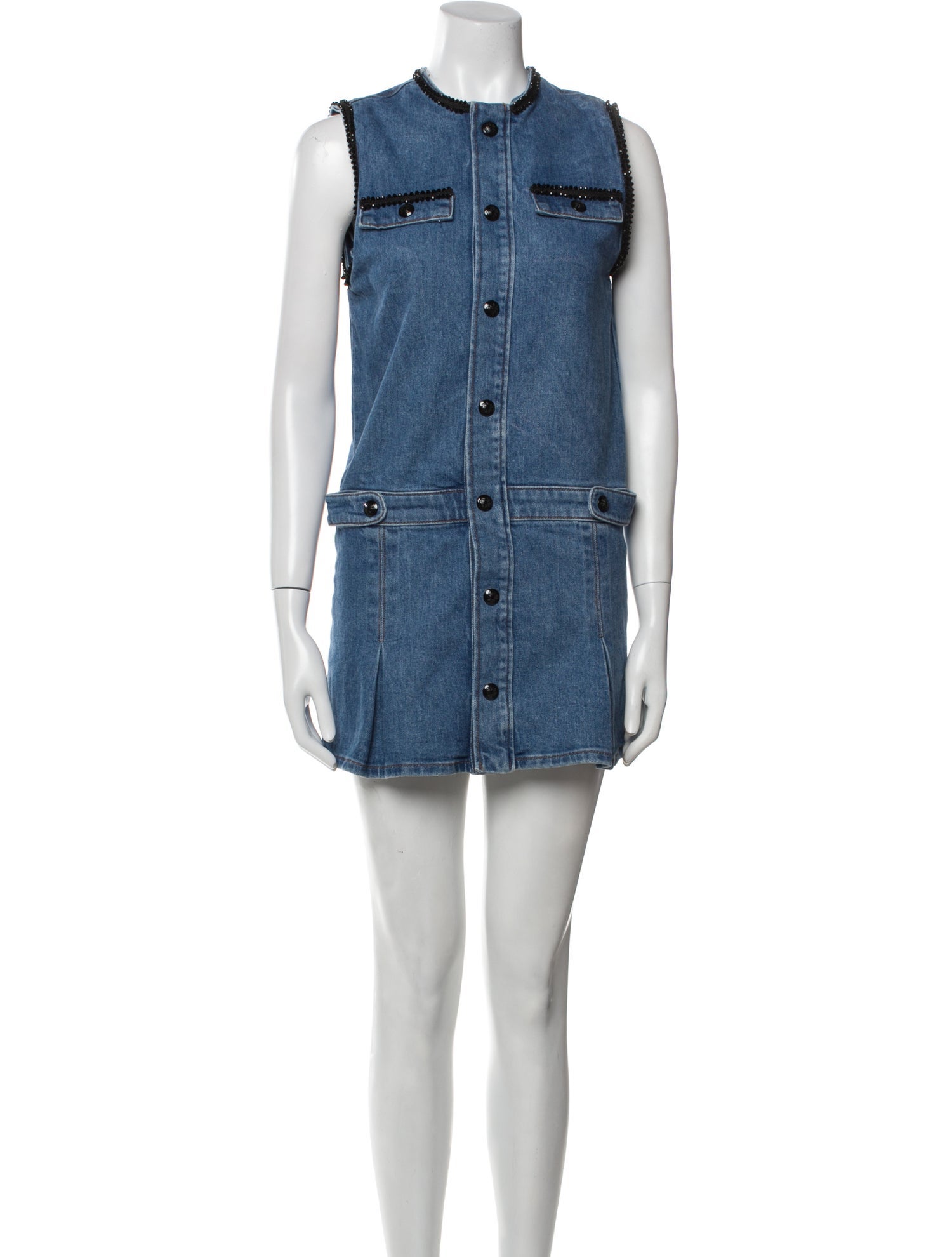 Maje Crew Neck Mini Dress w/ Tags