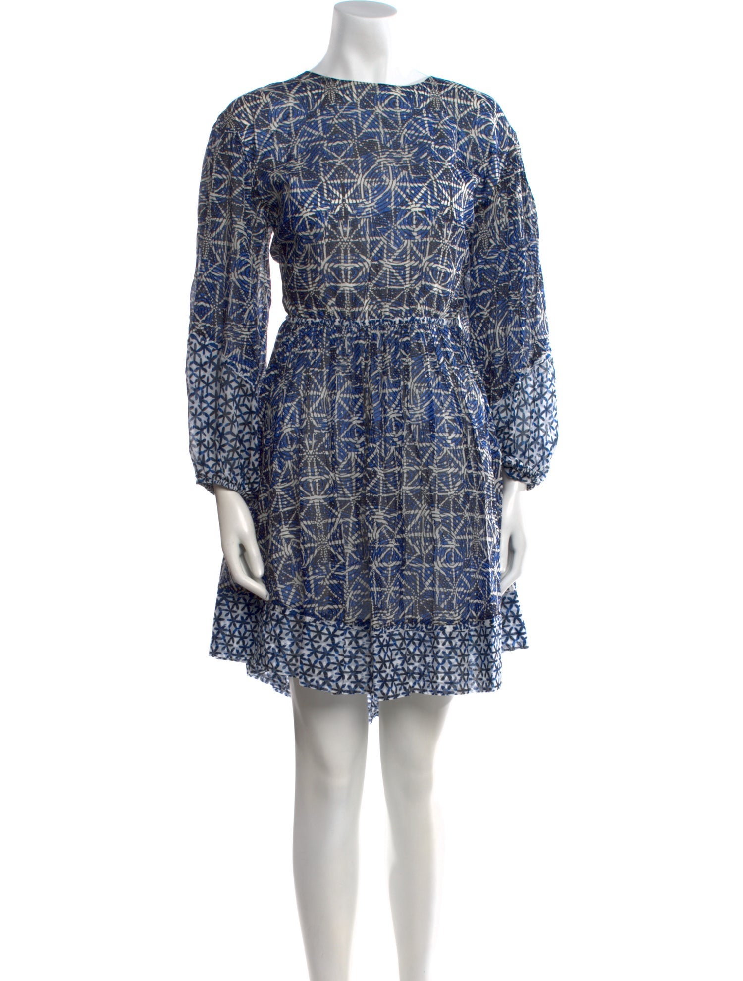 Maje Printed Knee-Length Dress