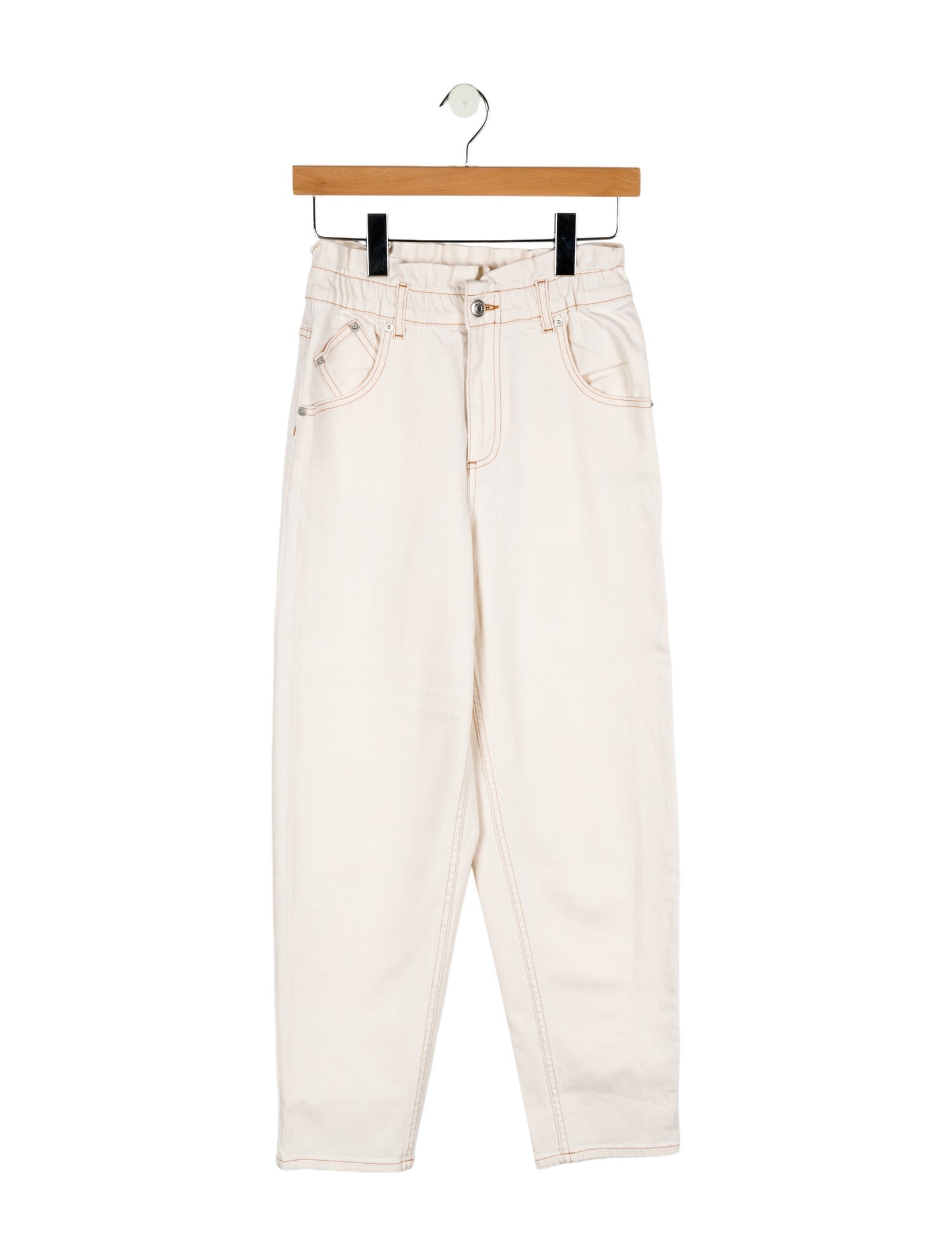 Maje High-Rise Straight Leg Jeans