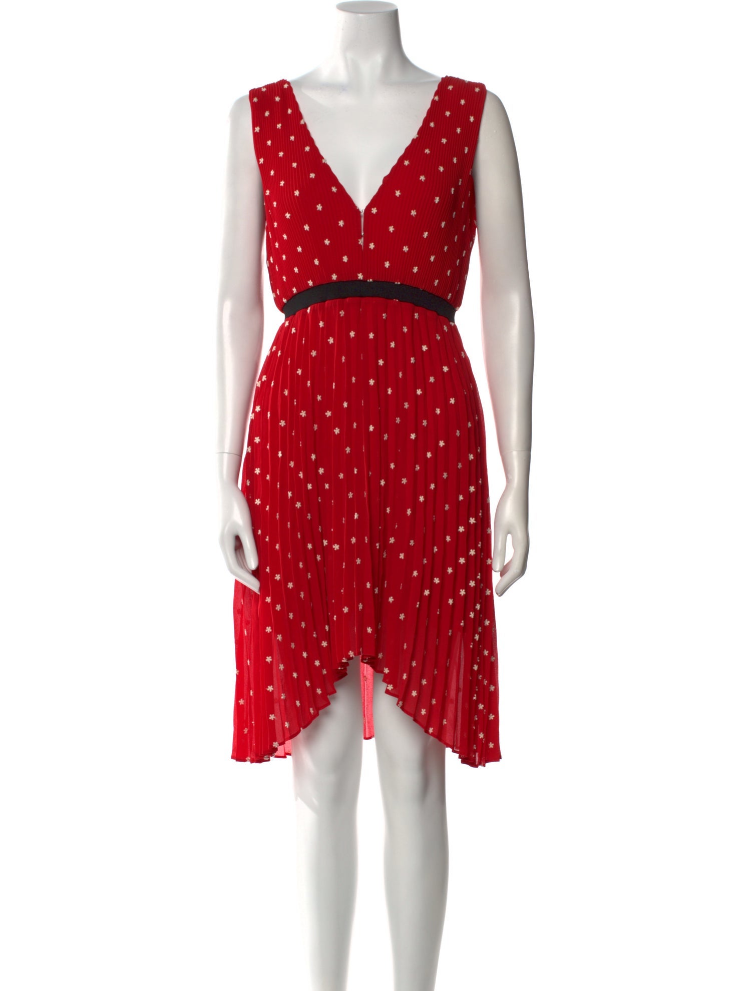 Maje Printed Knee-Length Dress