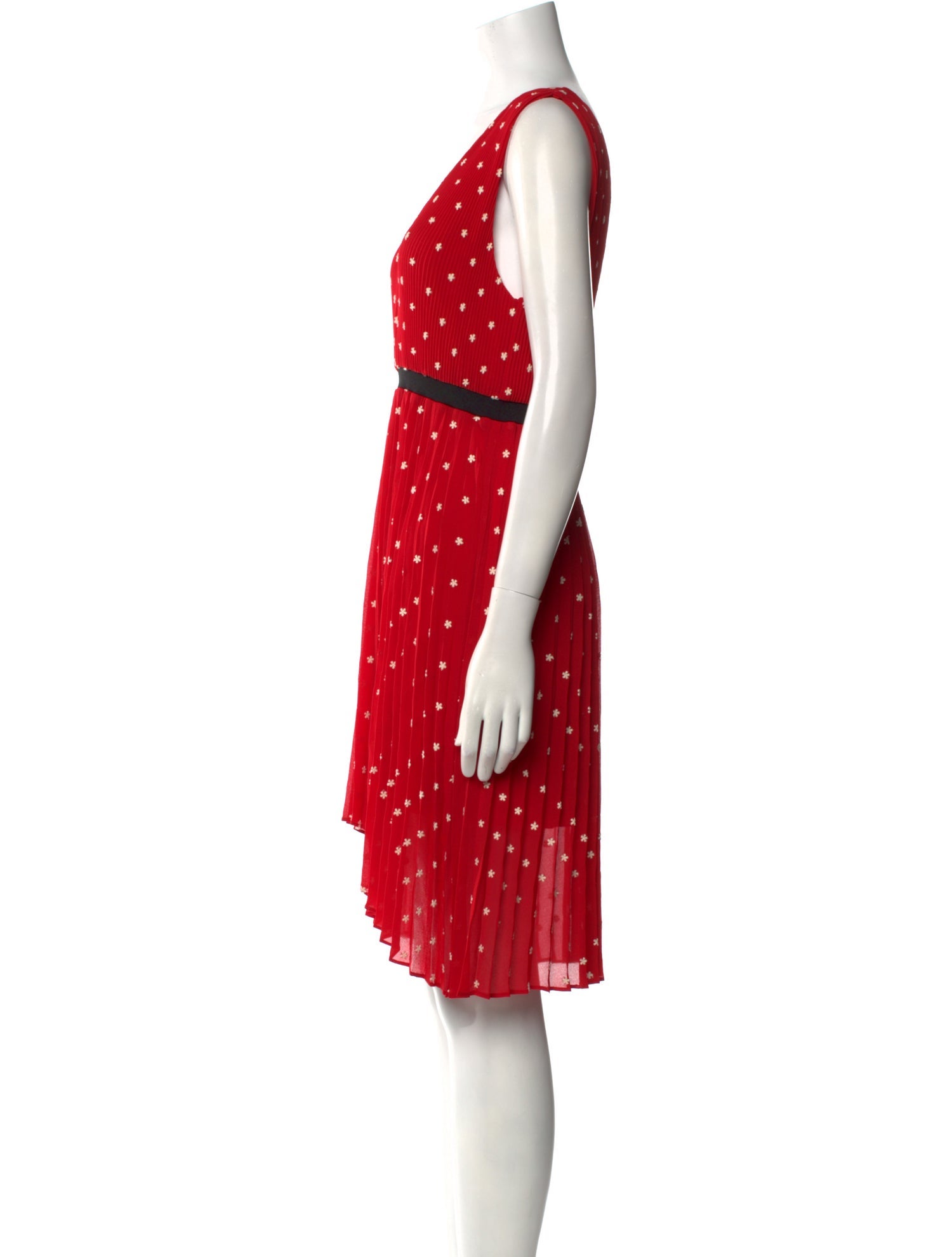 Maje Printed Knee-Length Dress