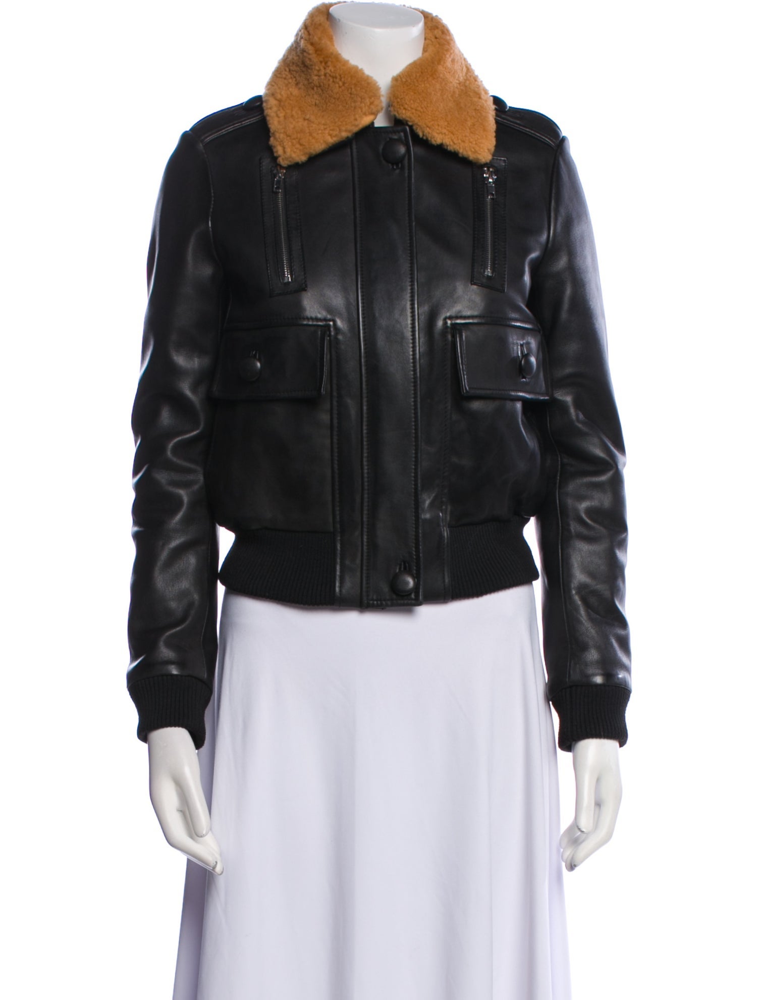 Maje Leather Biker Jacket
