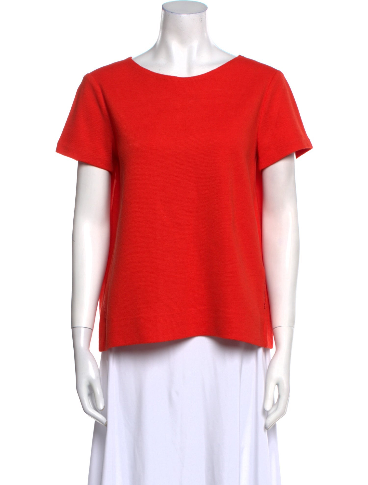 Maje Scoop Neck Short Sleeve T-Shirt