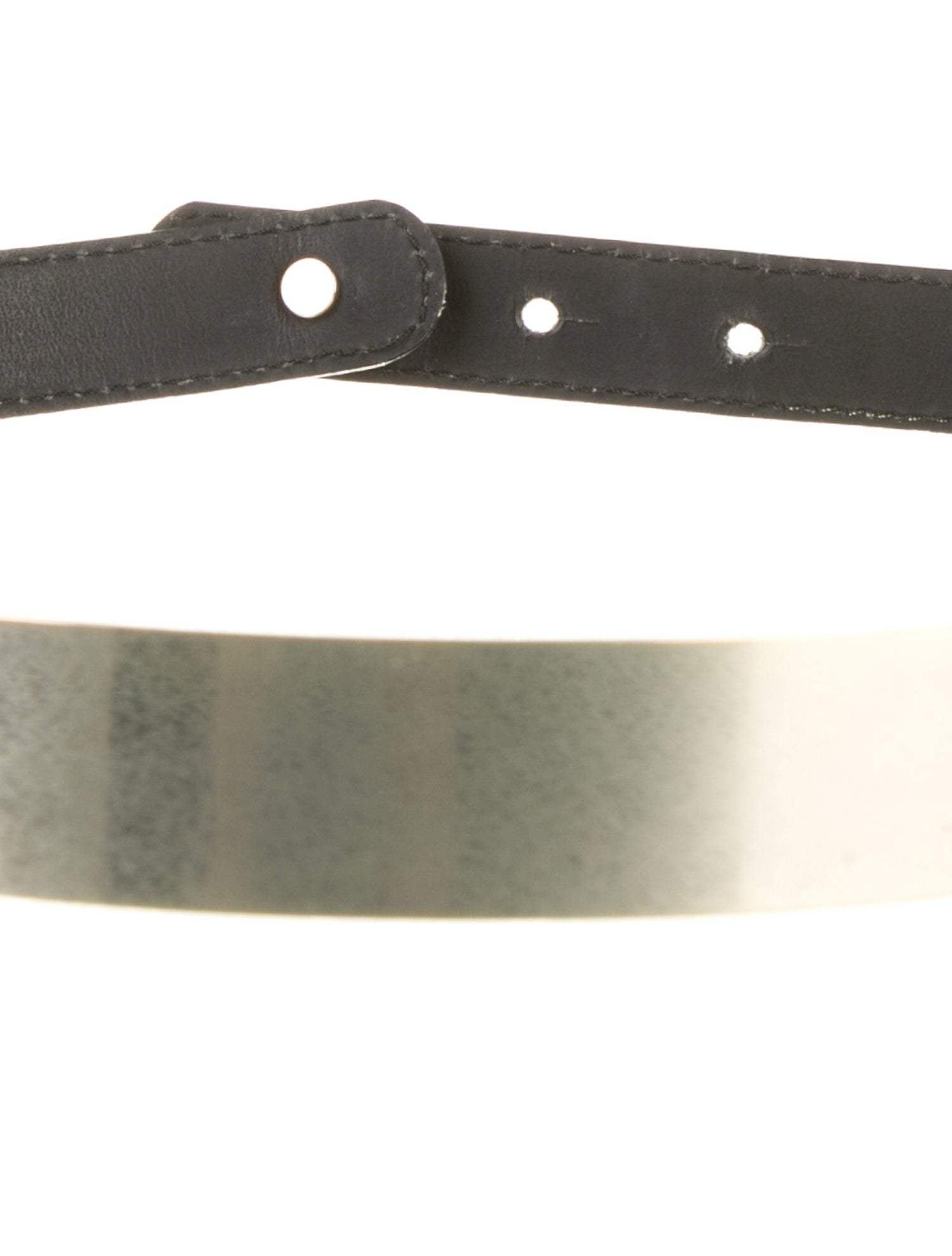 Maje Skinny Leather Waist Belt