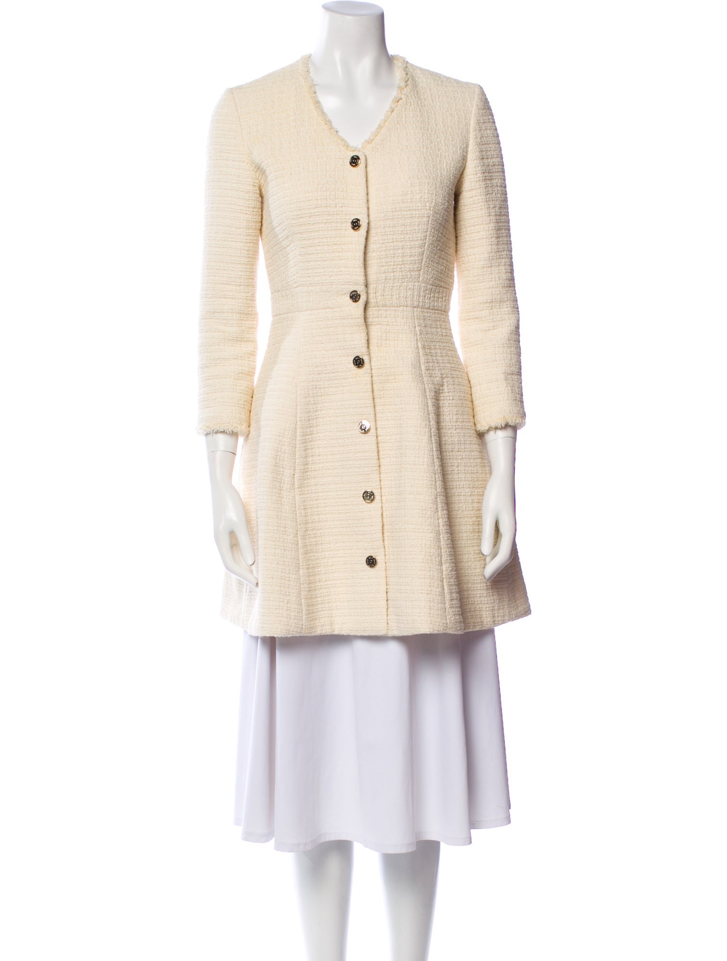 Maje Tweed Pattern Evening Jacket