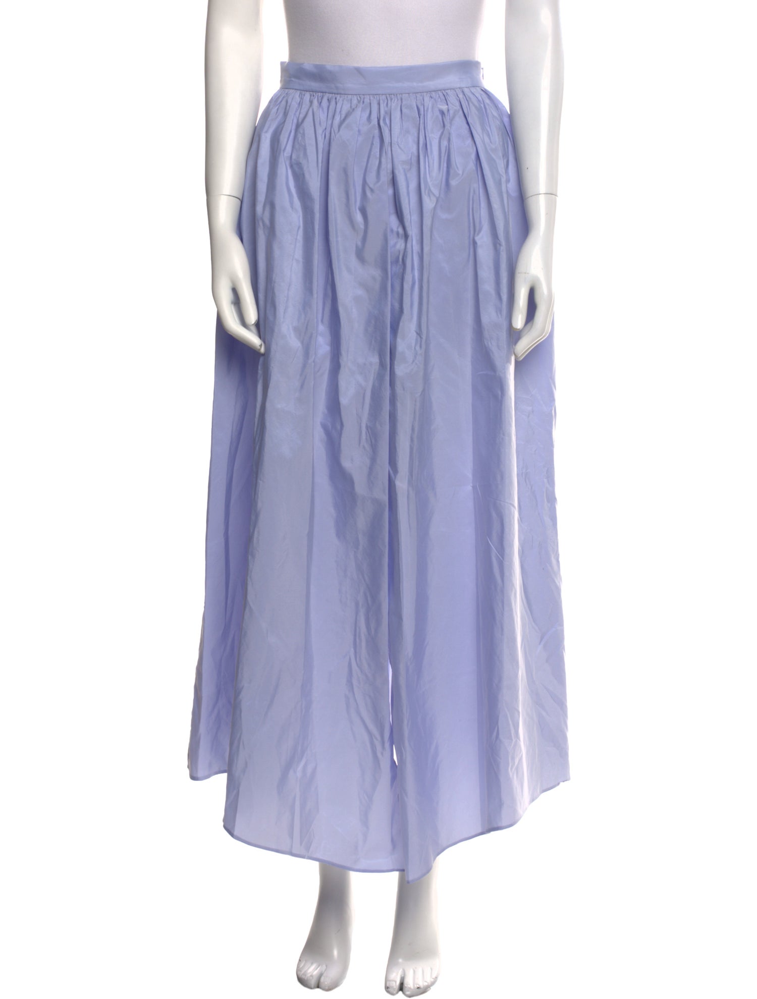 Maje Pleated Accents Midi Length Skirt