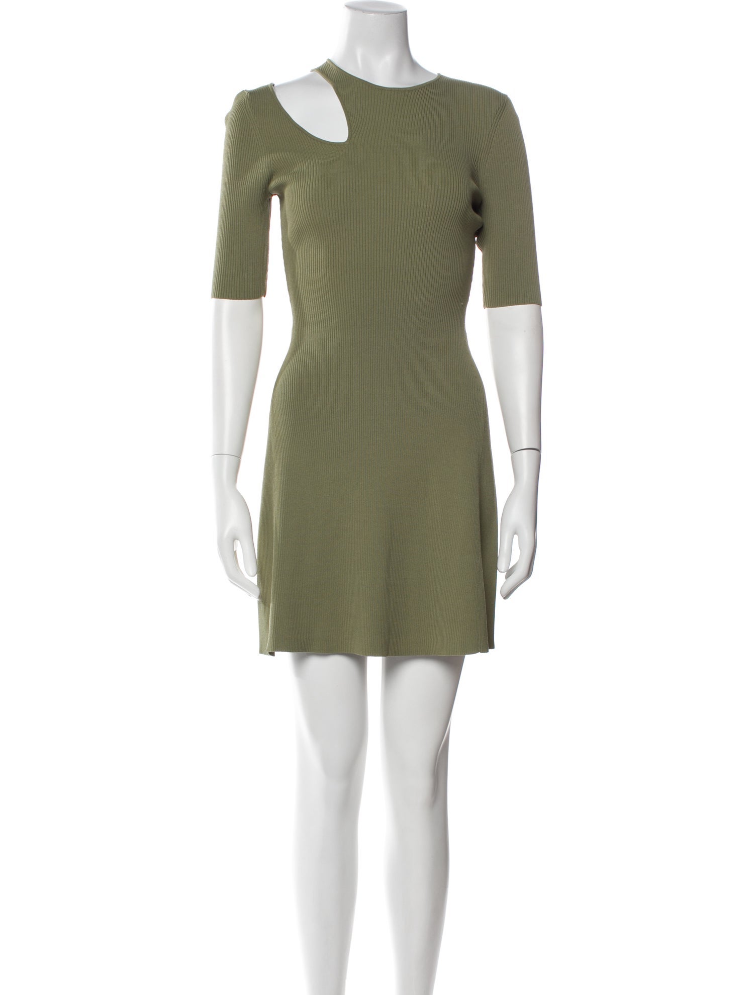 Maje Crew Neck Mini Dress