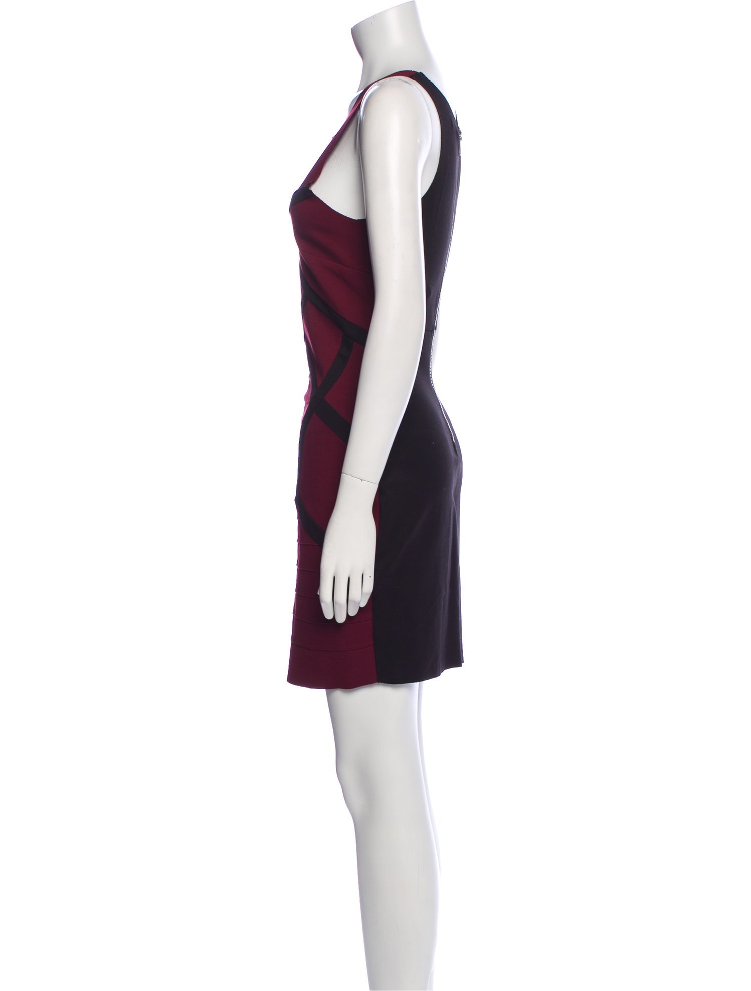 Maje Scoop Neck Mini Dress